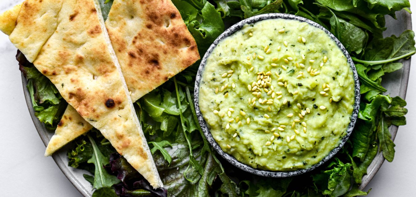 Butterbean Spread with Mint Basil & Lime