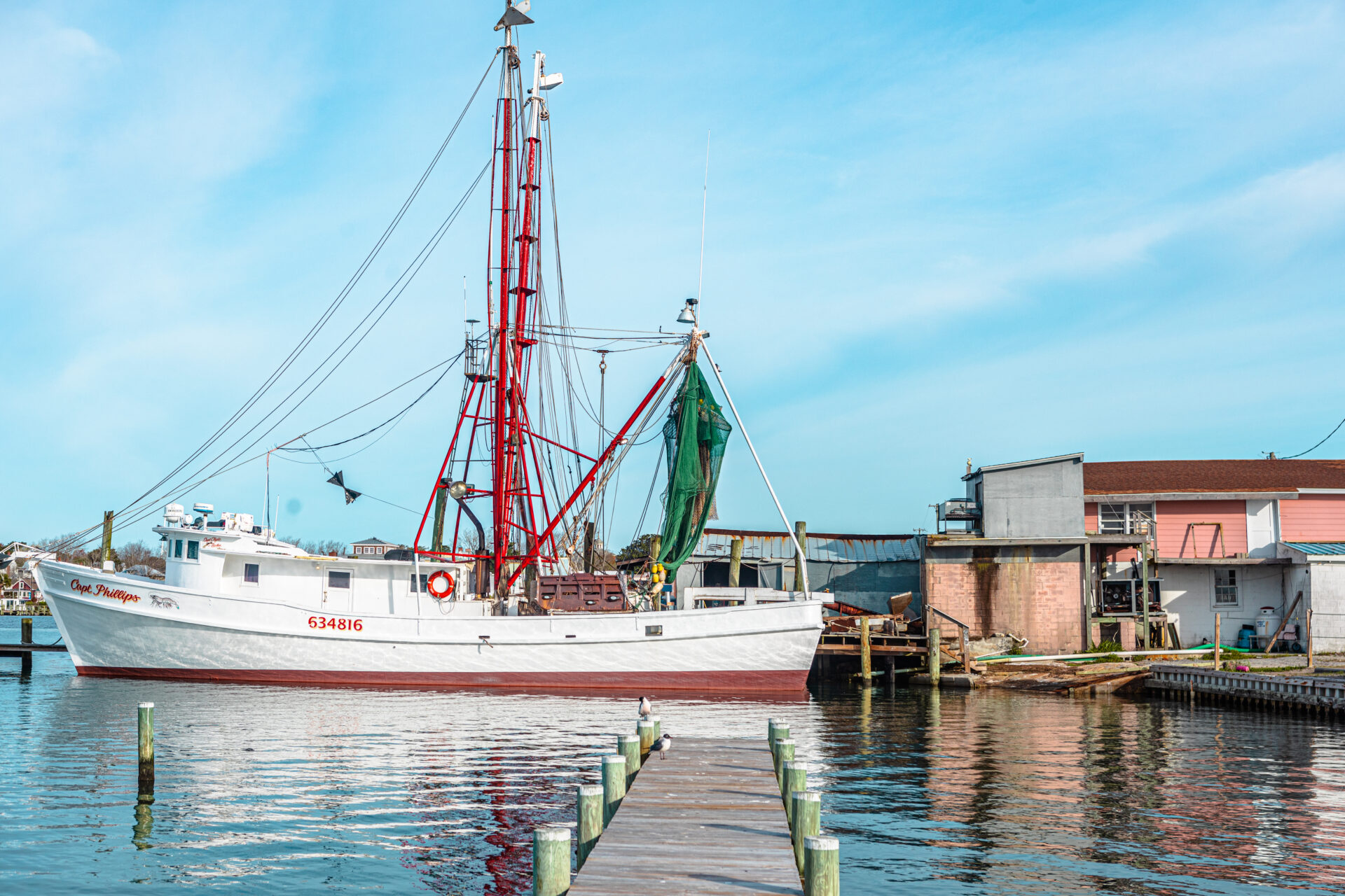 Fishing and shrimping boat