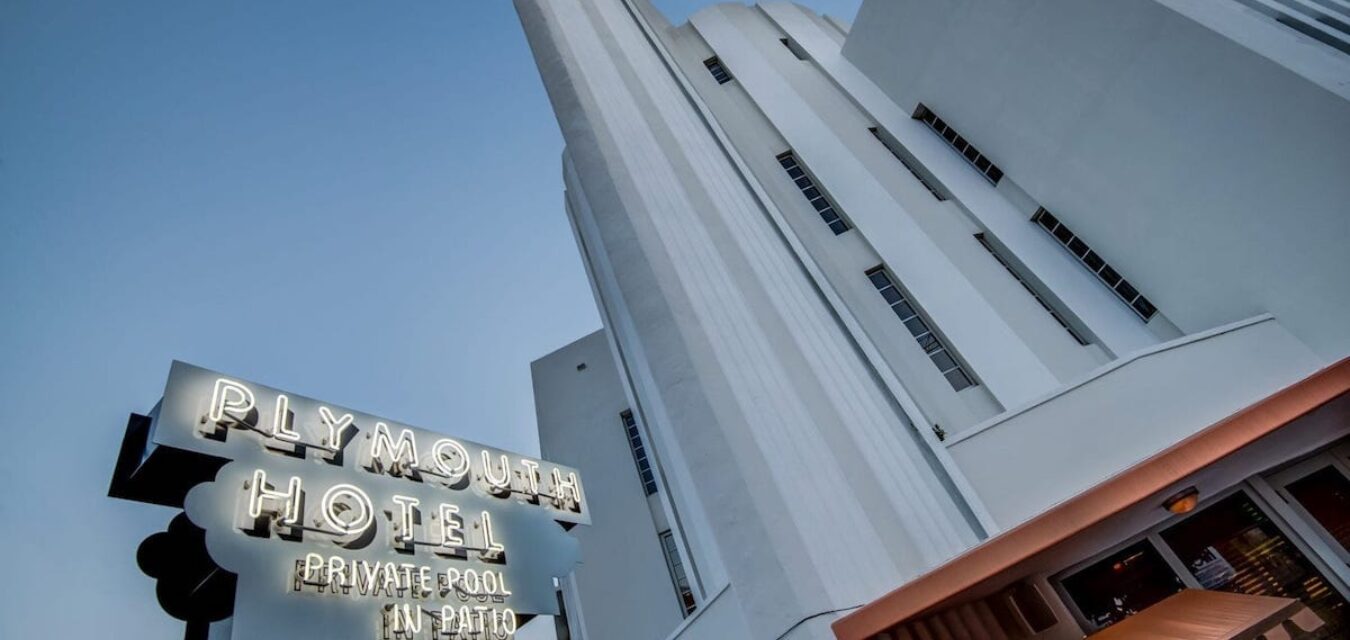 Featured image of Plymouth Hotel front sign.