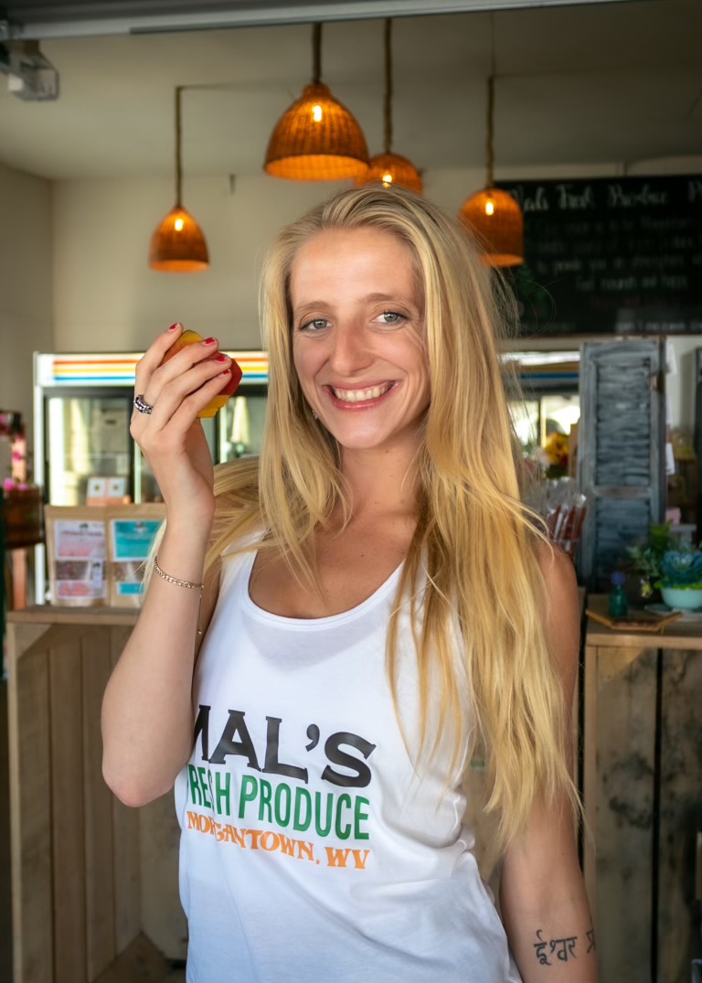 Founder and owner Mallory Moholt of Mal's Fresh Produce.