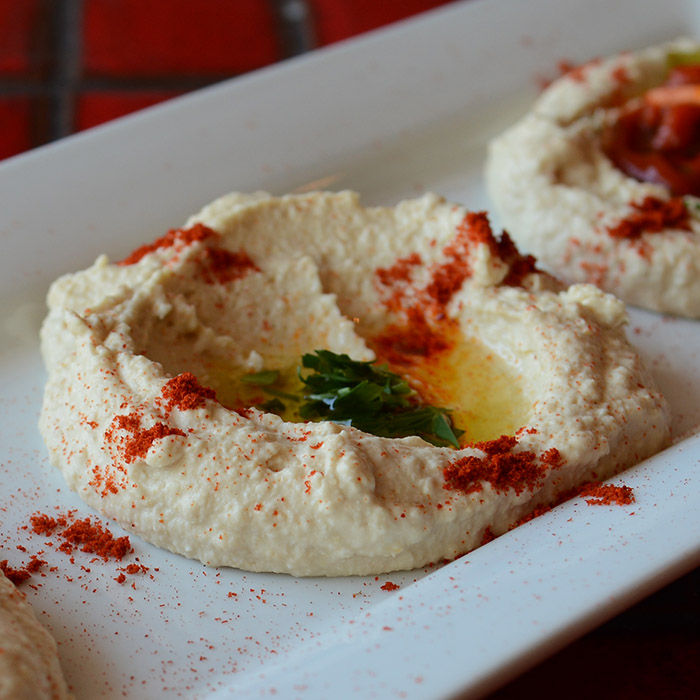 Hummus served at Sage Lebanese Cuisine & Café