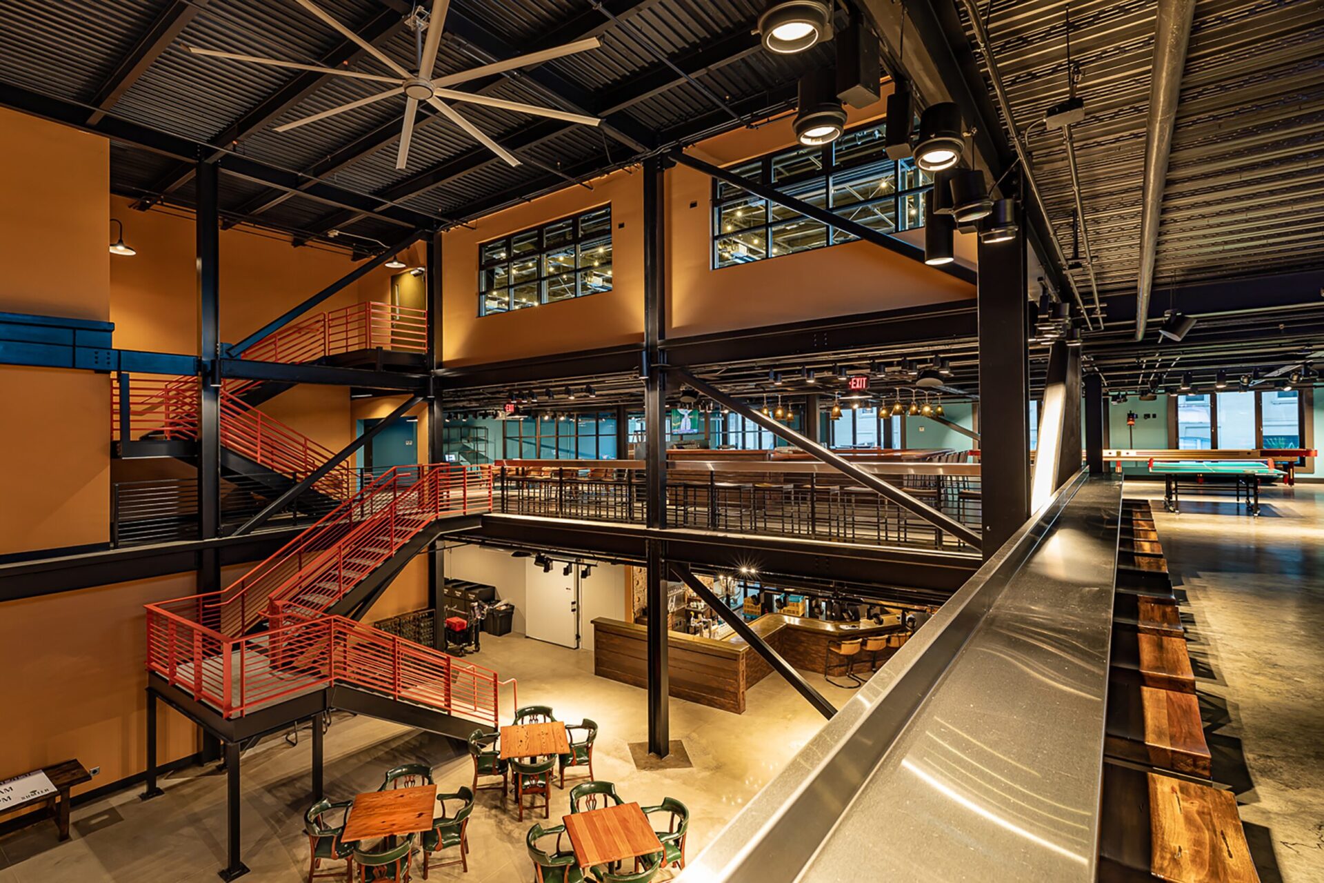 The interior of Sumter Original Brewery