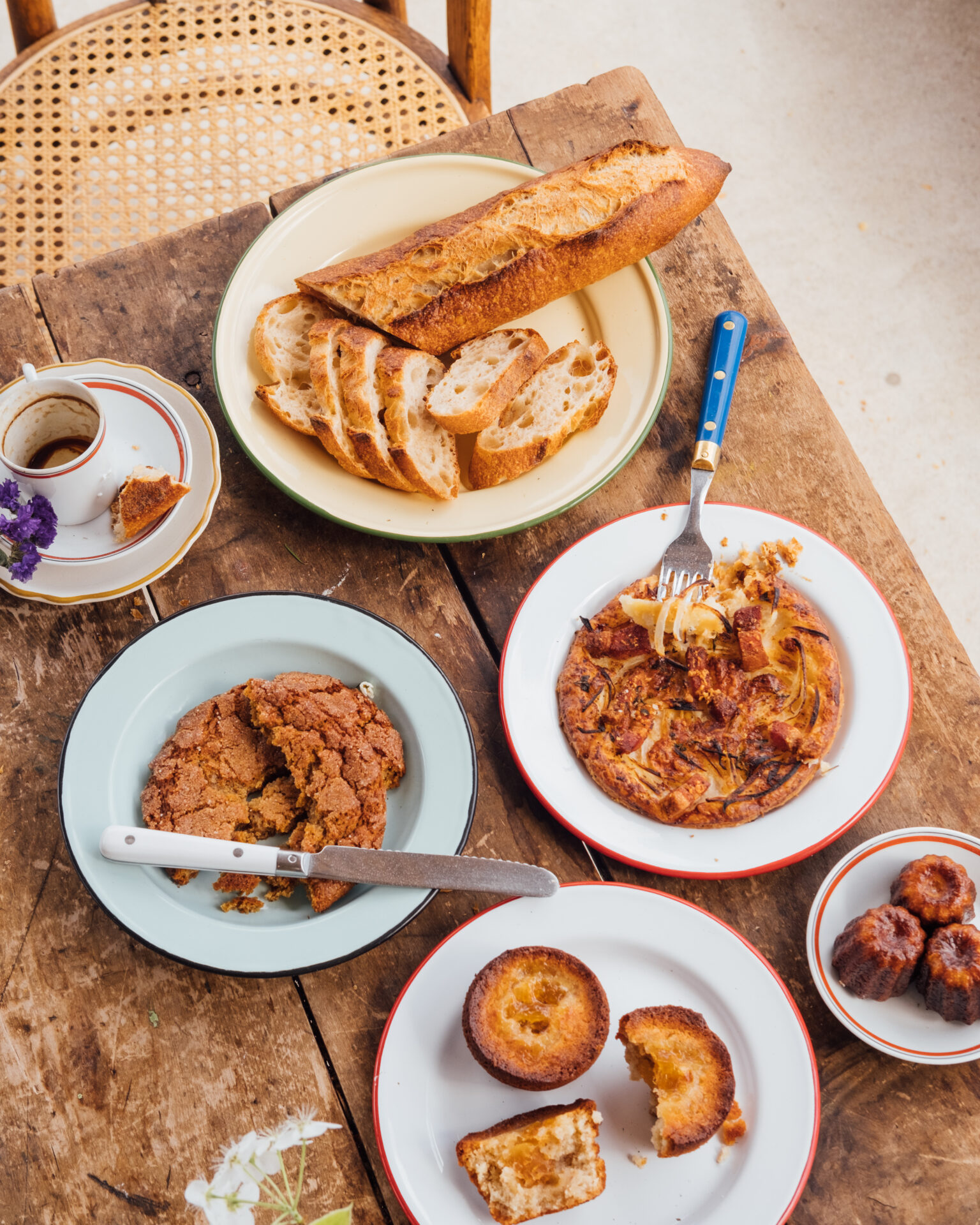 Breakfast at Cou Cou Rachou in Charlottesville, Virginia. 