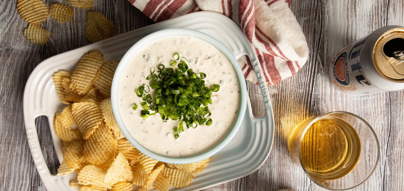 A dip featuring cottage cheese, one of TLP's top 5 culinary trends