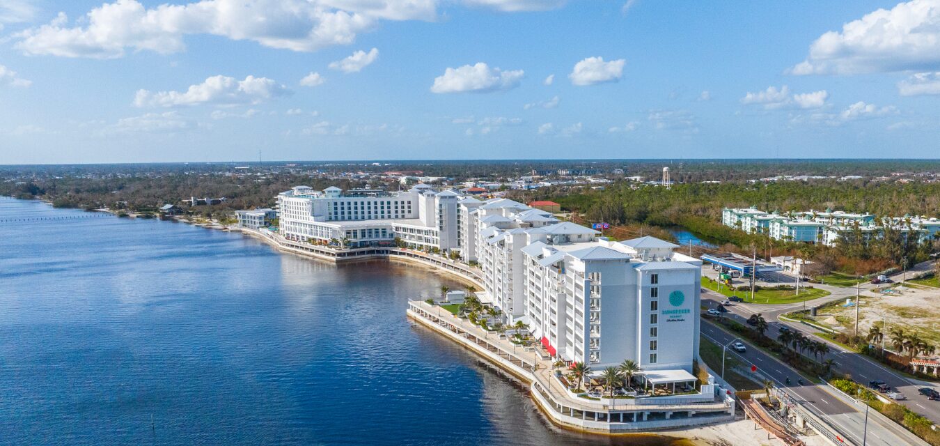 A view of the Sunseeker Resort Charlotte Harbor in Punta Gorda and Englewood Beach, Florida