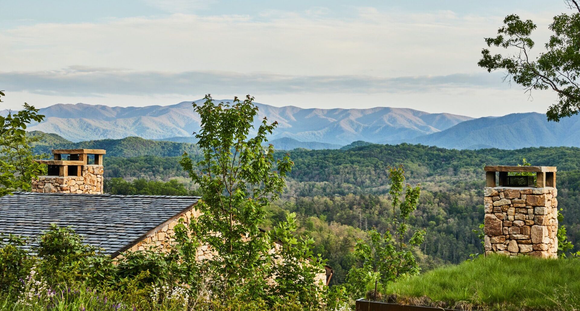 Aerial view of Blackberry Mountain Resort