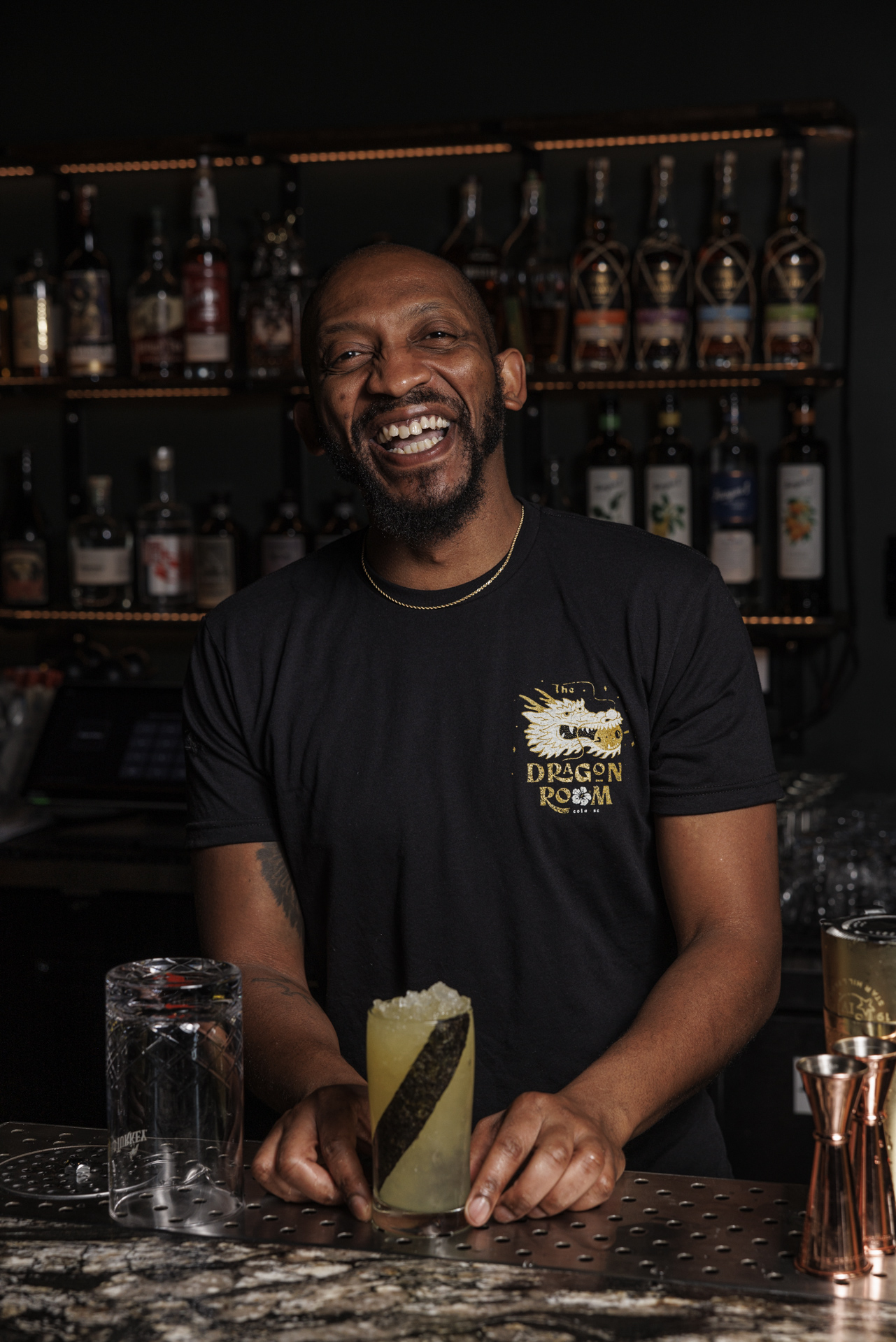 David Adedokun of The Dragon room in Columbia