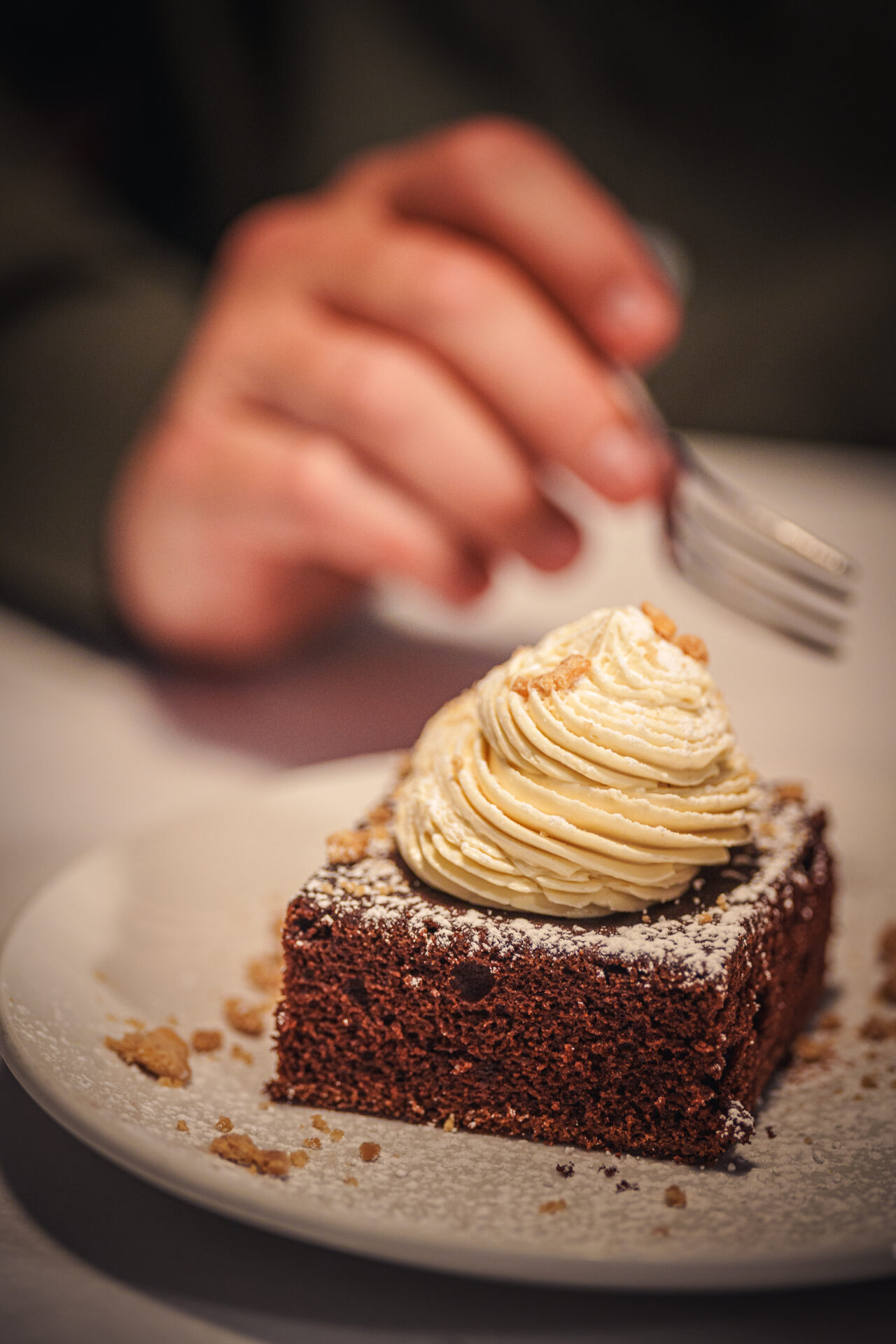 a dessert at City Grocery