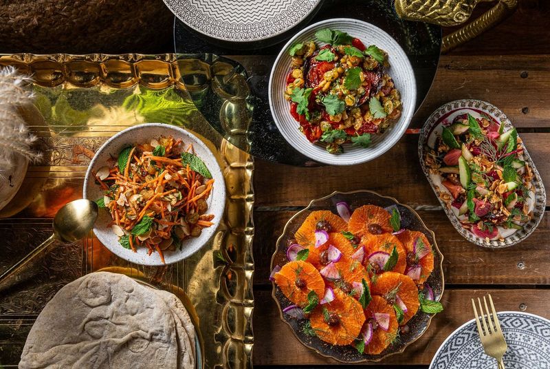 Hearty salads with fresh fruit from Medina in Washington, D.C.