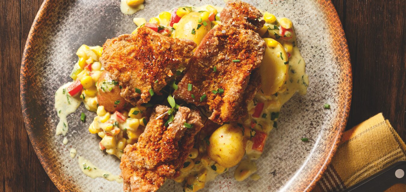 Berbere-Spiced Fried Chicken Thighs