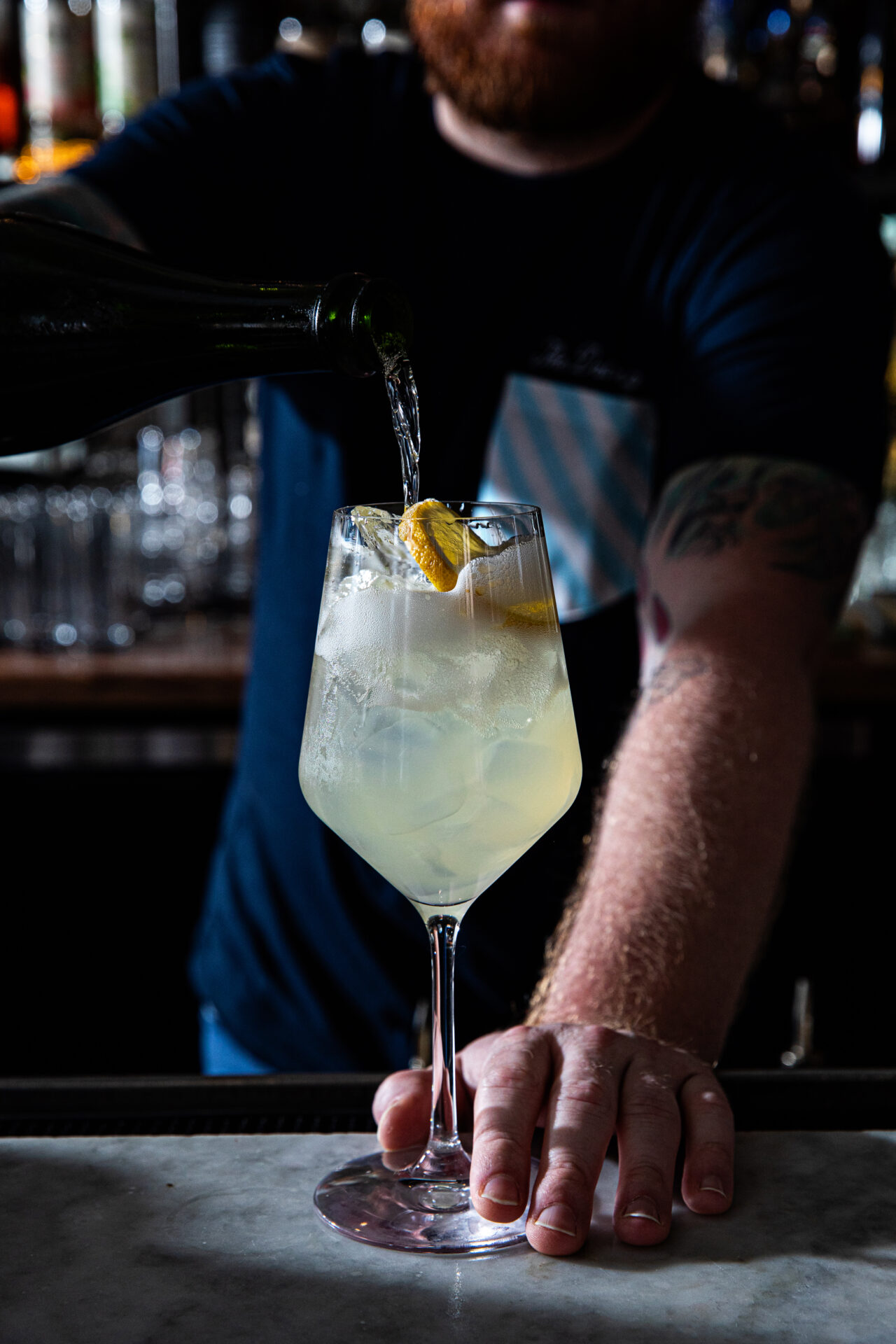 Cocktail at The Darling Oyster Bar in Charleston, SC.
