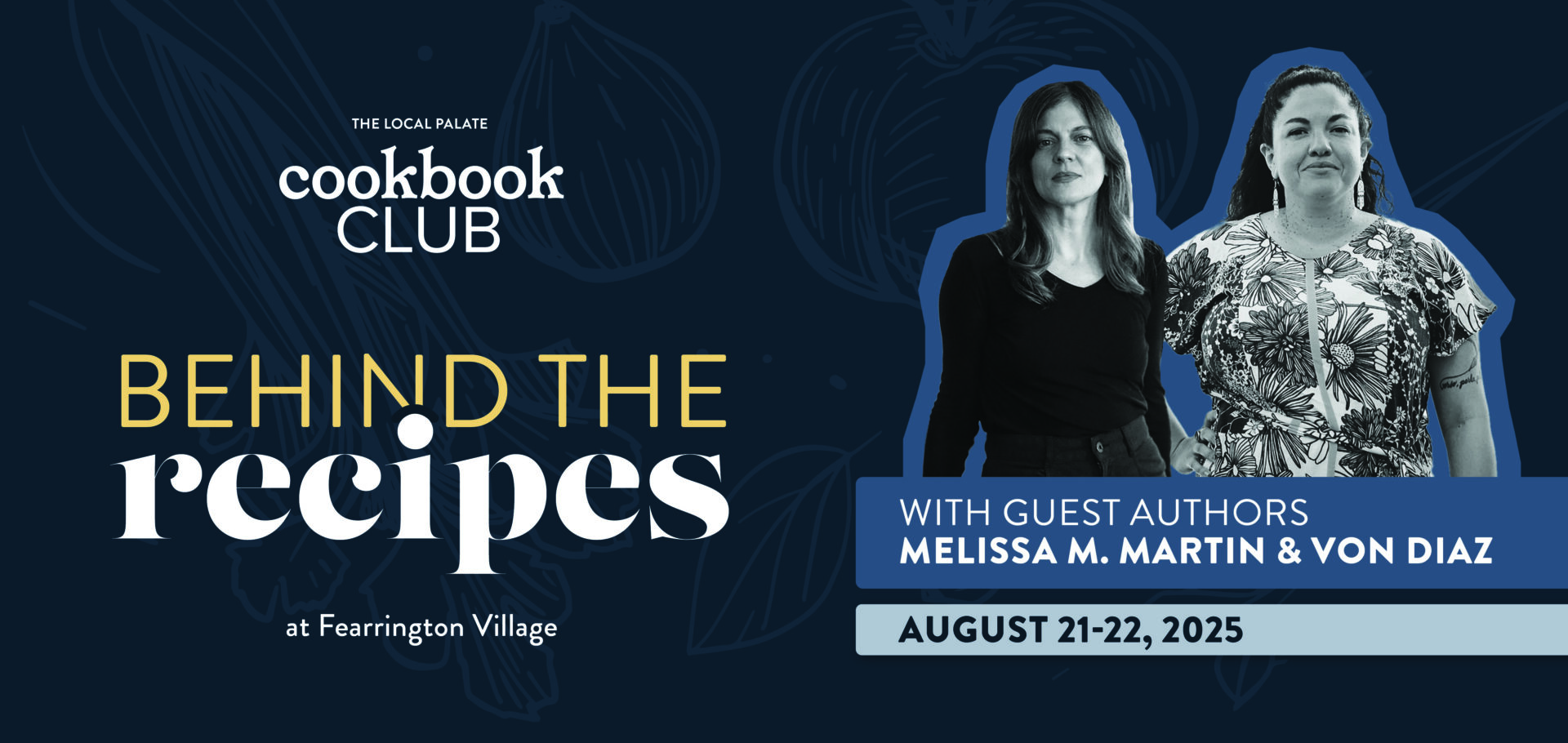 (Melissa & Von) Behind the Recipes Cookbook Club x ()