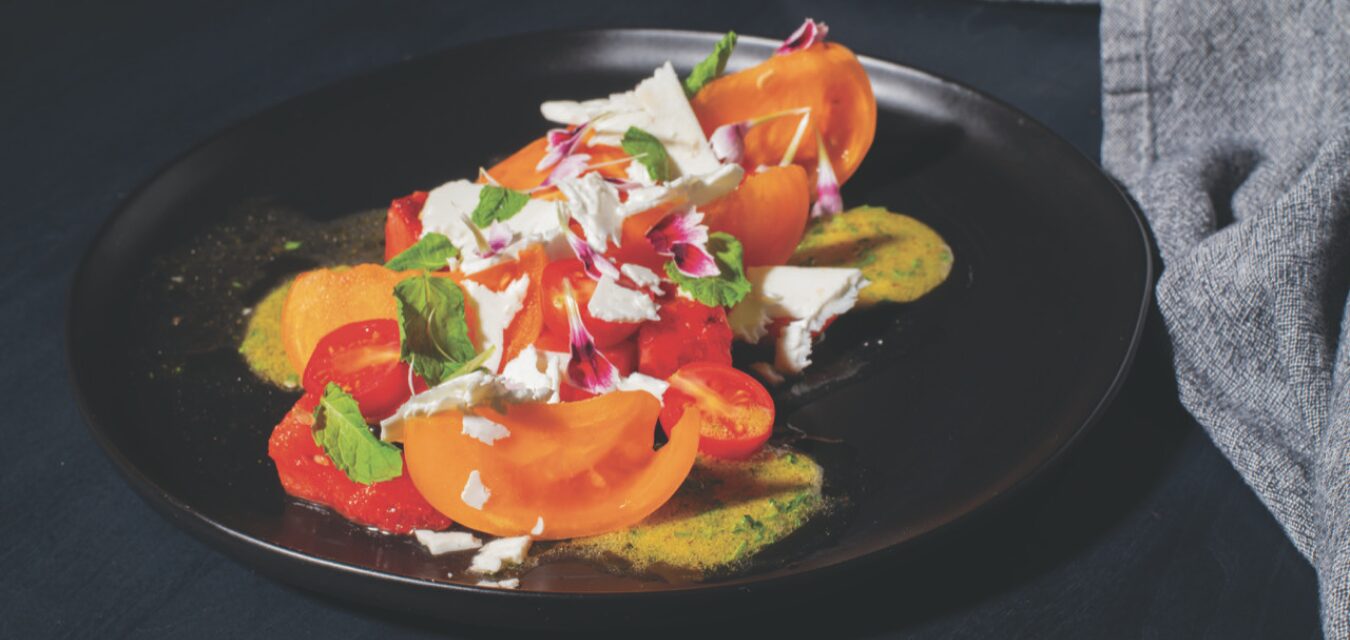 Watermelon salad from My Creole-Cali Kitchen