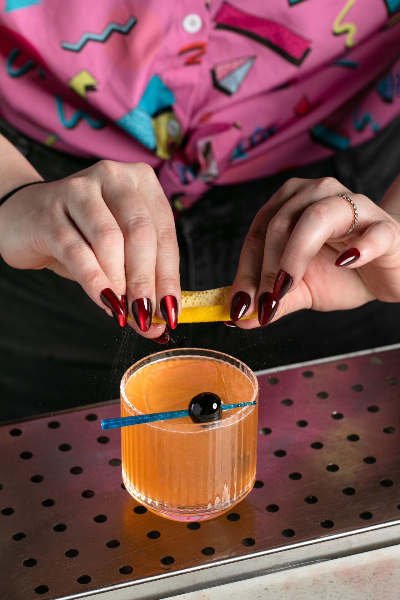 HIGH RES Traditional Whiskey Sour Mara Mullen of Okay Annys Atlanta Erik Meadows Photography