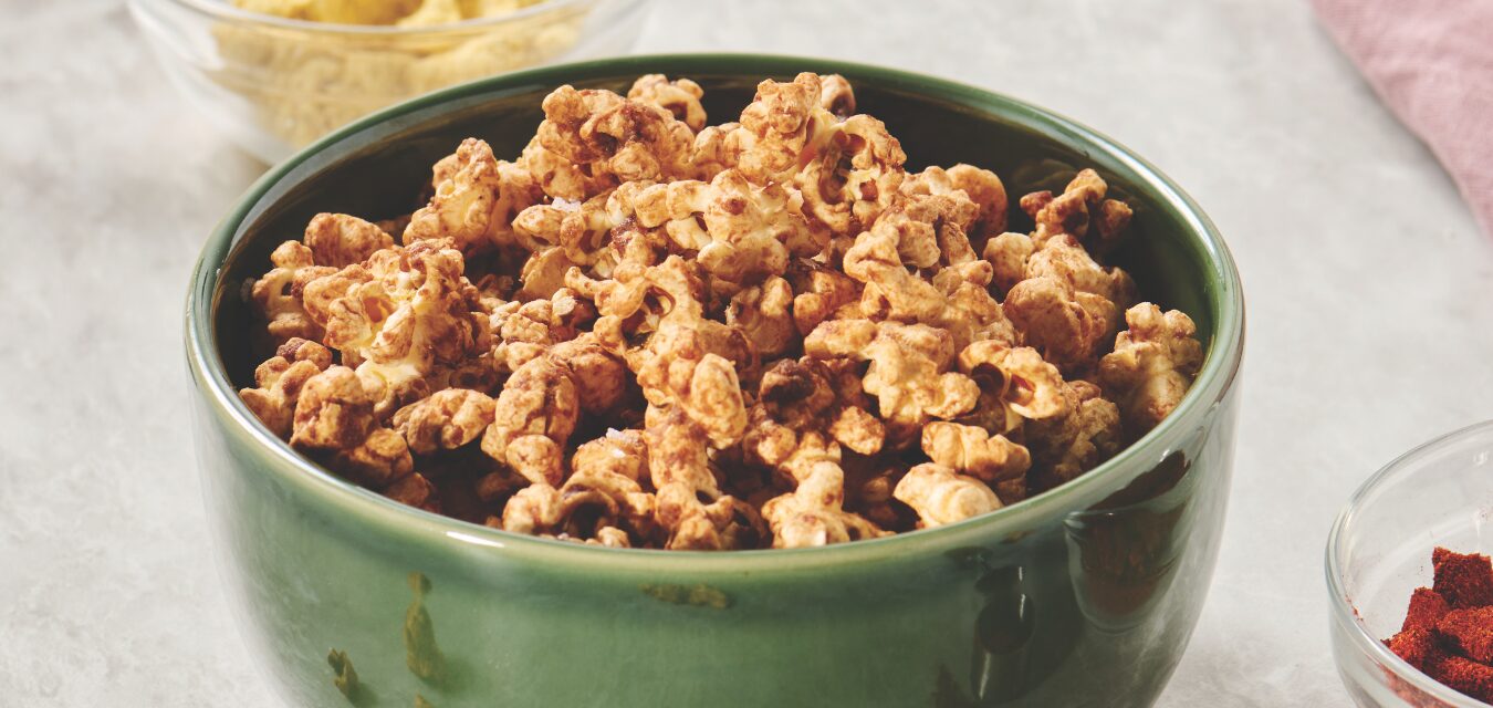 Chocolate barbecue popcorn