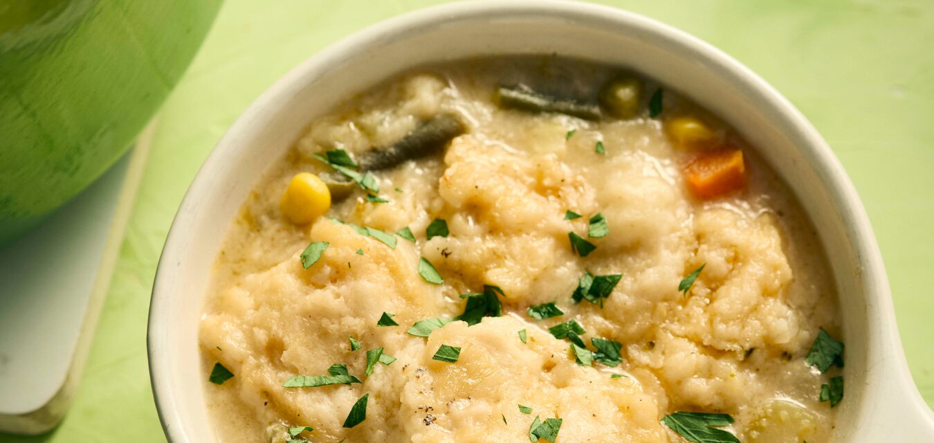 Vegetables and dumplings