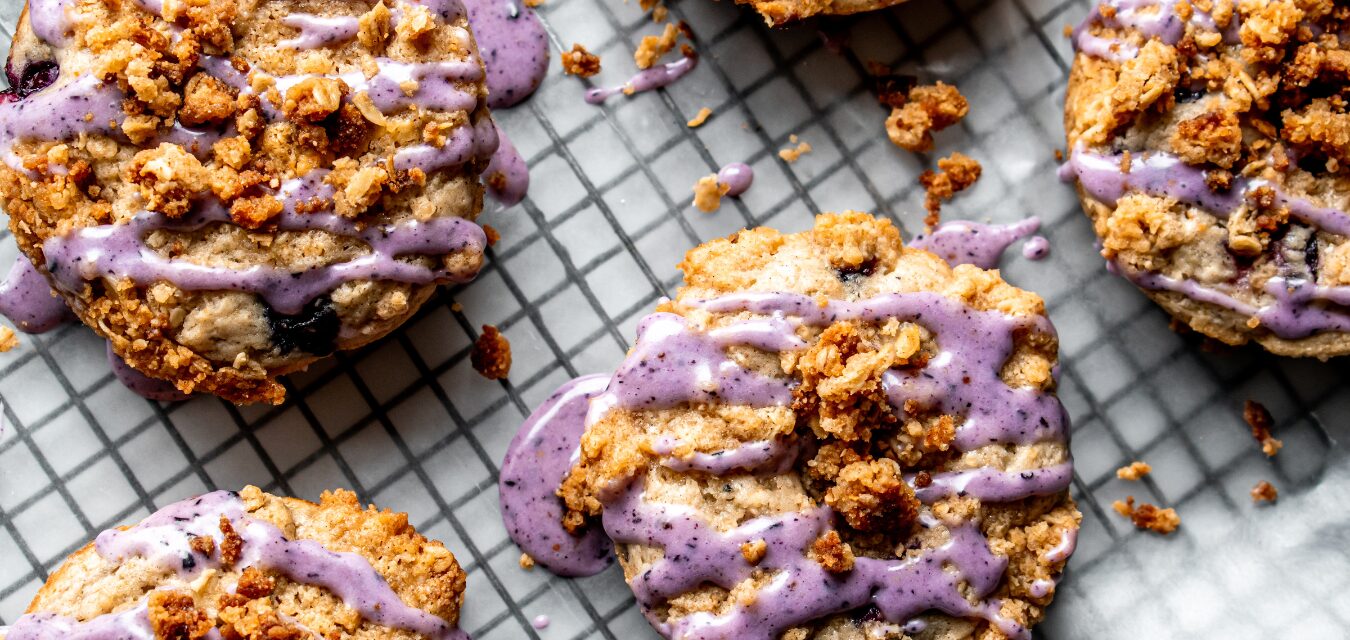 Calhoun Bend Mill Blueberry Crumble Mix Donuts