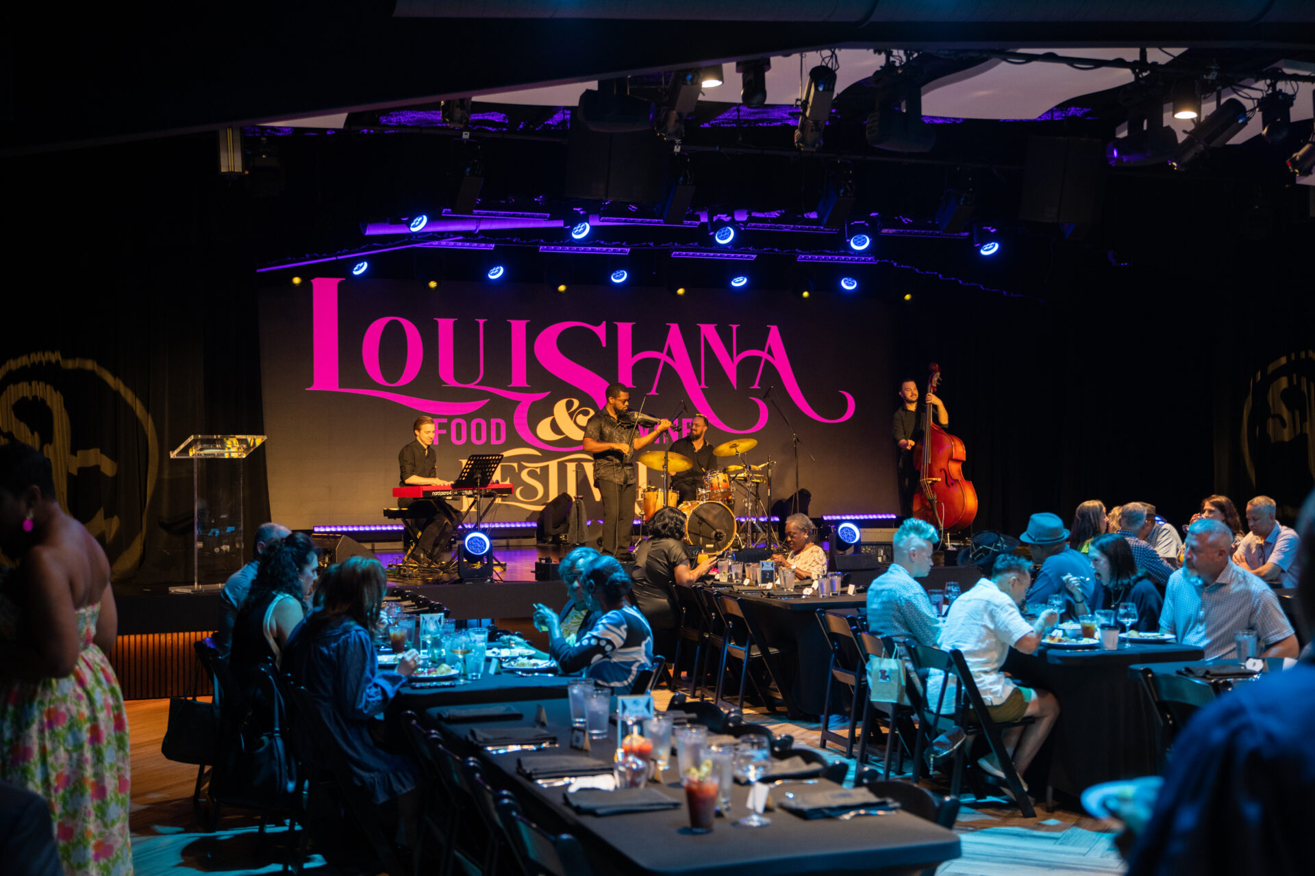 Indoor view of Louisiana Food and Wine Festival KathrynSheaDuncan