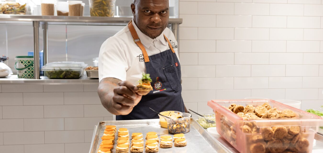 Jackson MS chef holding food mississippi partnereed post