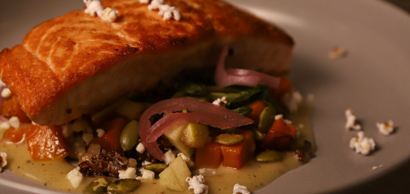 Millstone Seared Salmon entree recipe