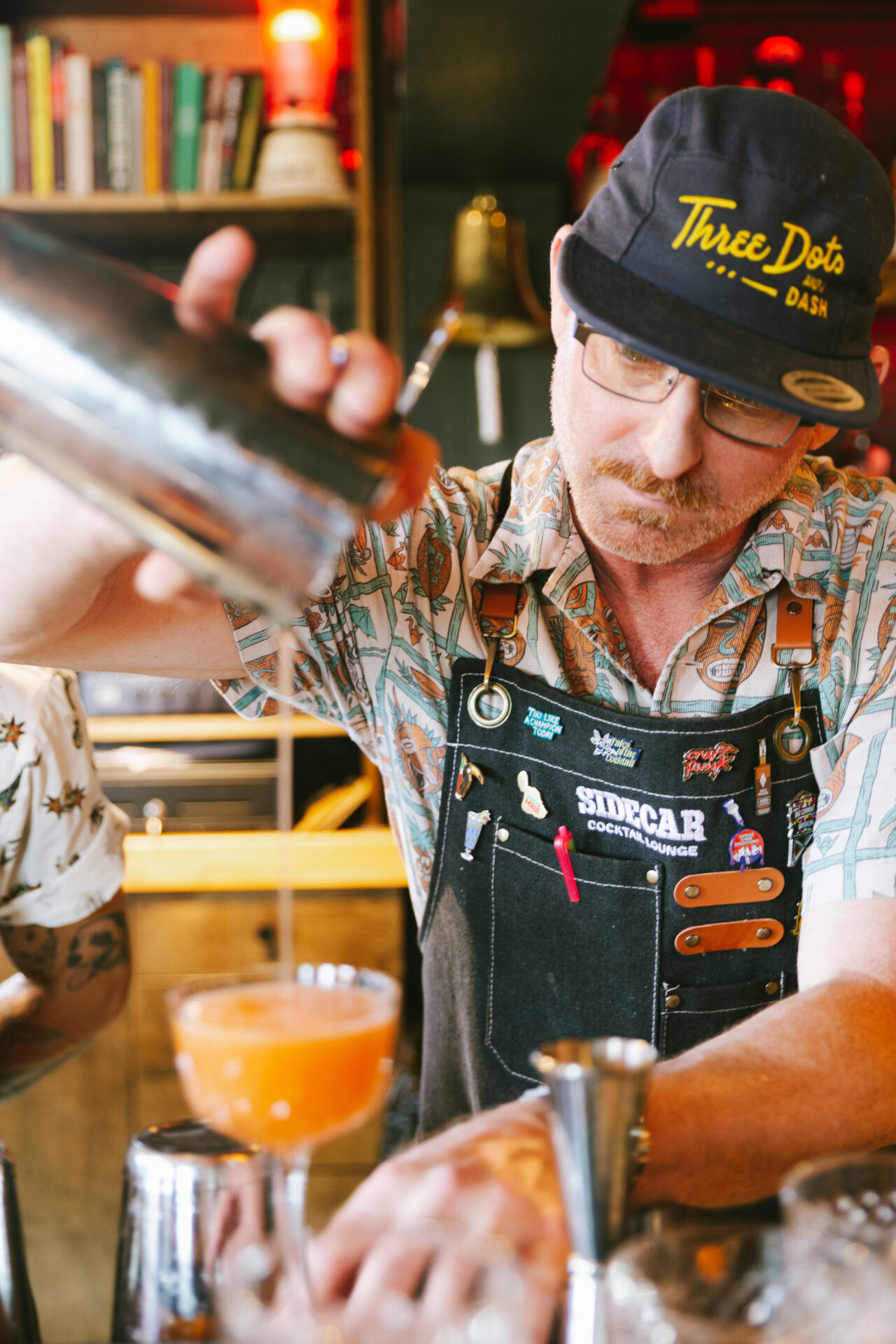 Sidecar cocktail lounge bartender