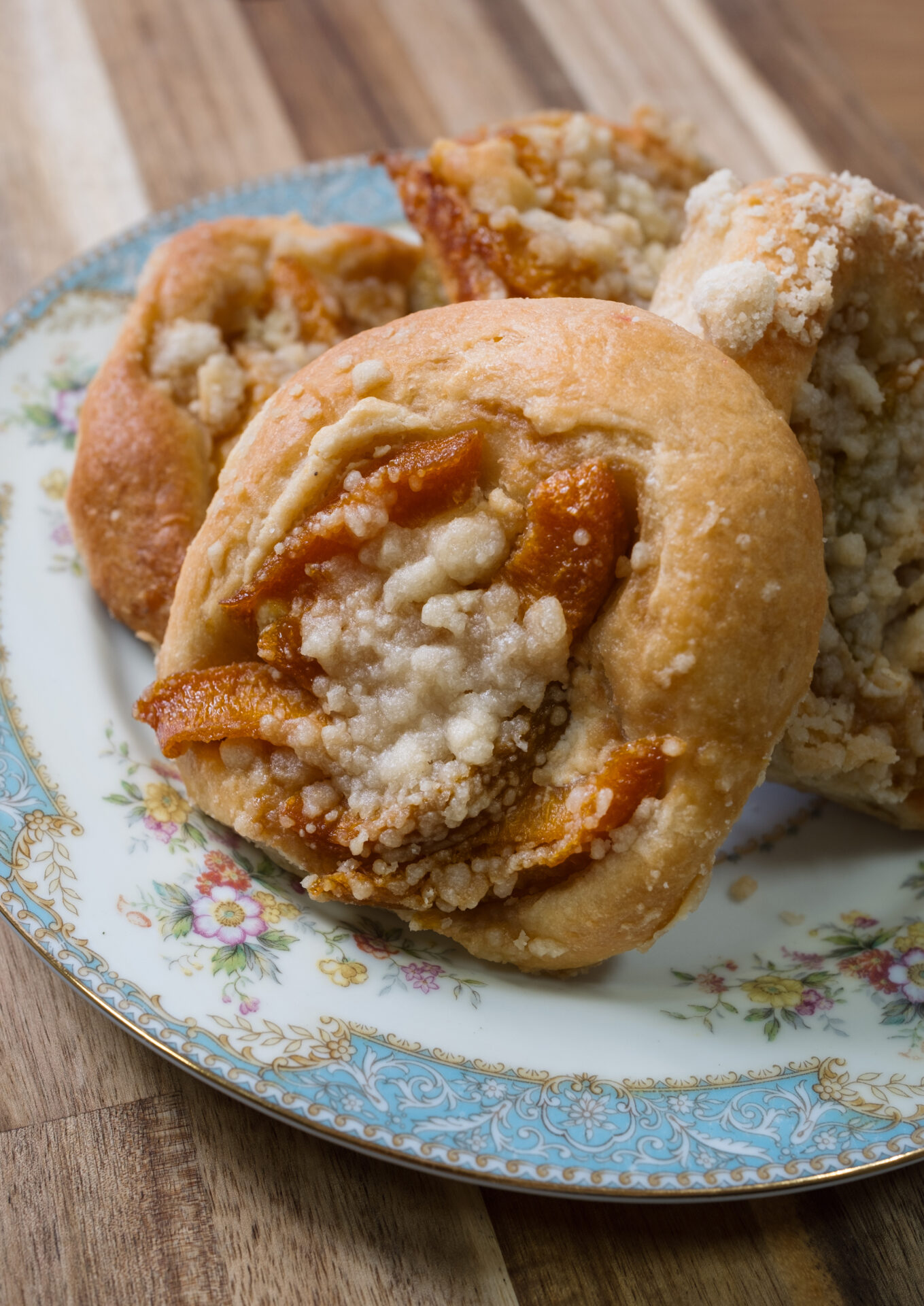 original photo streusel topped fruit kolache from Good Dough