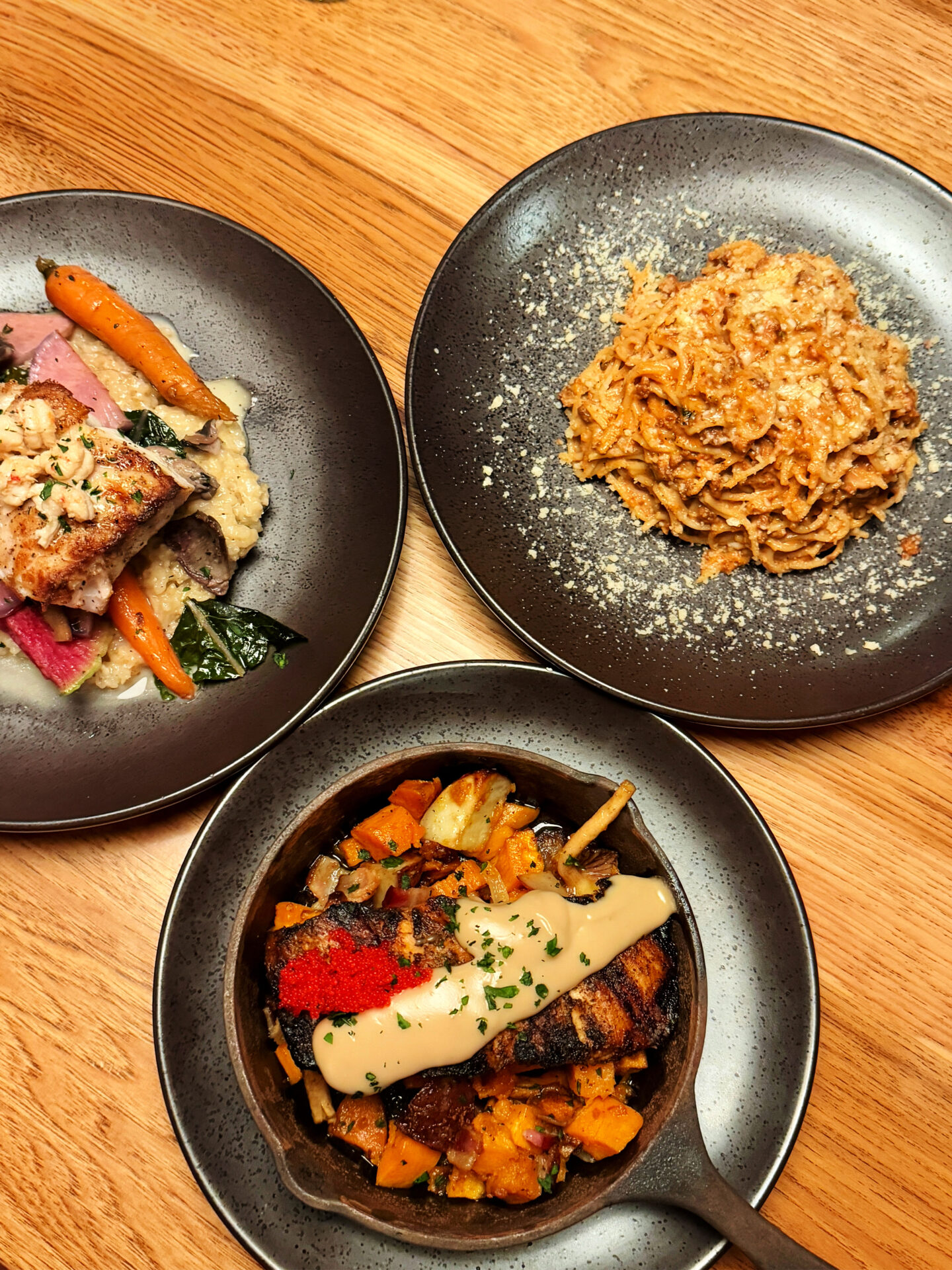 Dinner plates at River courtesy of Melody Pittman