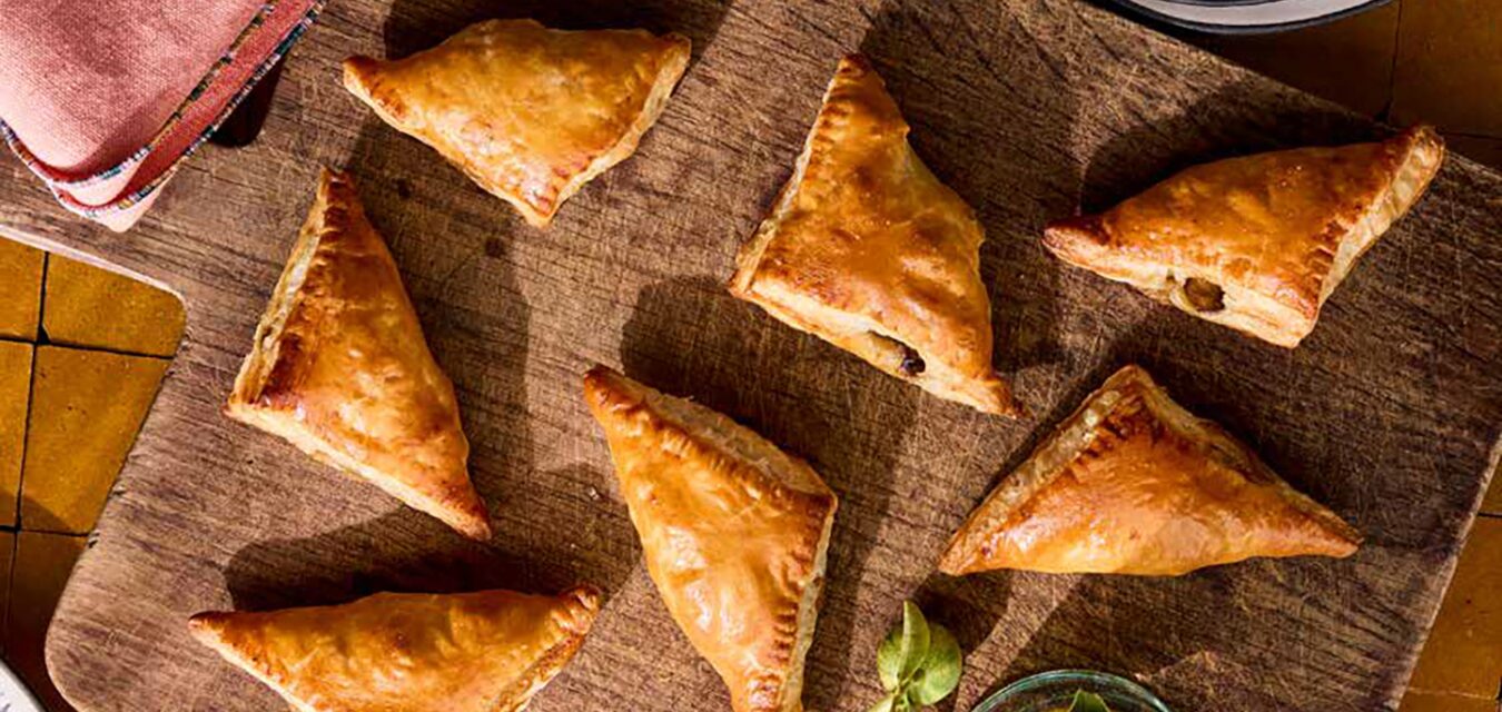 Empanadillas de Champiñones from Tapas Espana cookbook