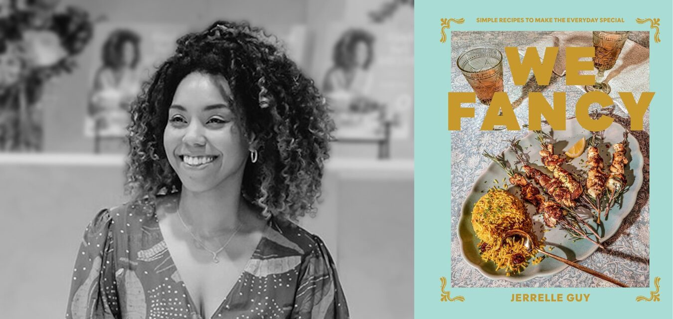 Jerrelle Guy cookbook author cover of We Fancy