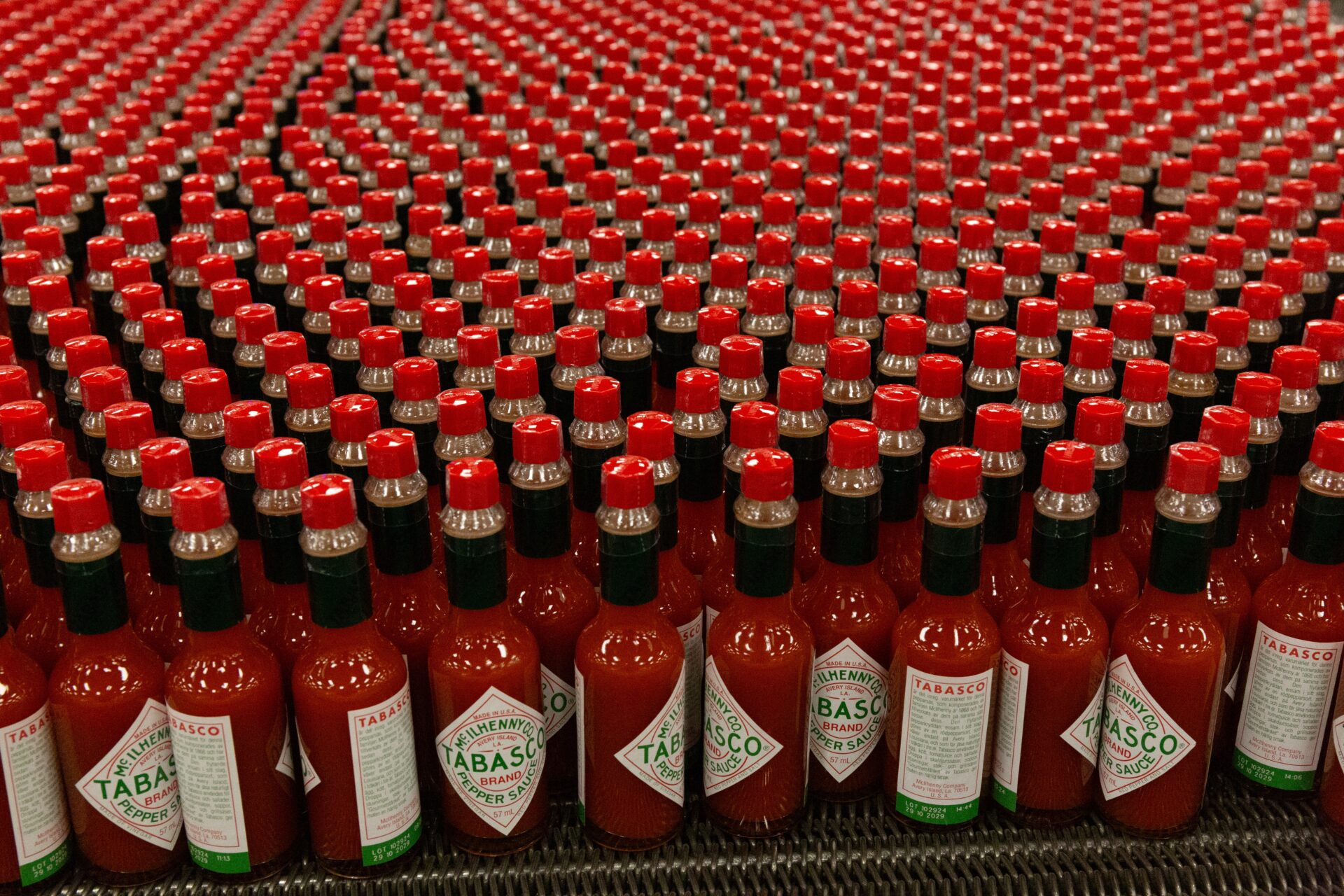 Louisiana Hot Sauce bottles