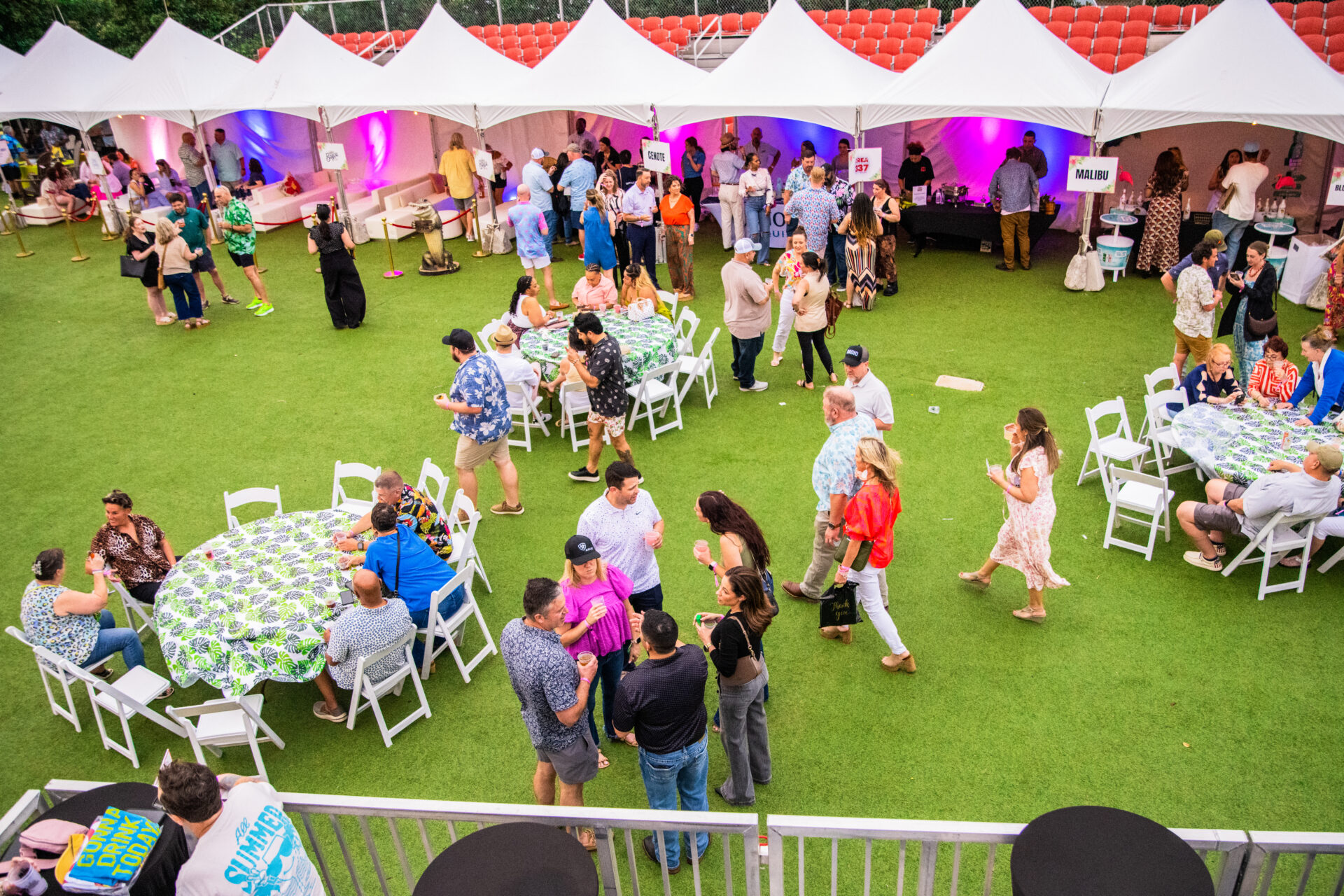 Rum Revival outdoor area at the Golden Nugget