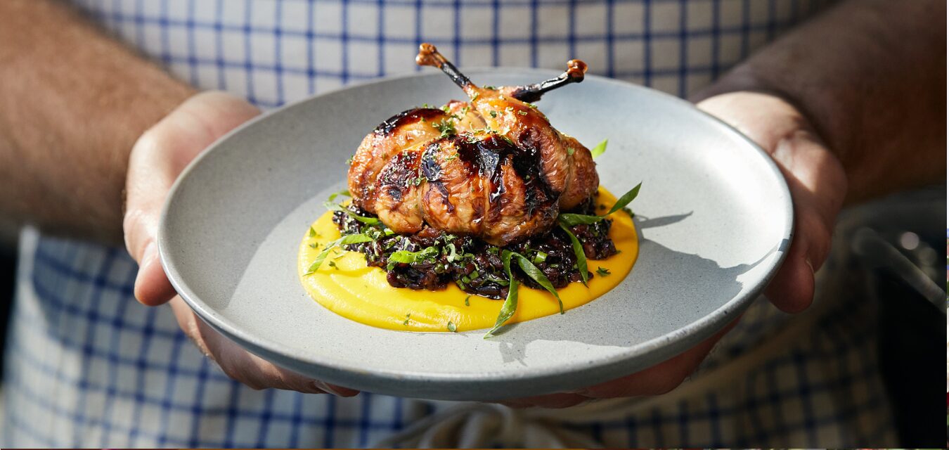 The Restaurant at Albert Quail Cushion