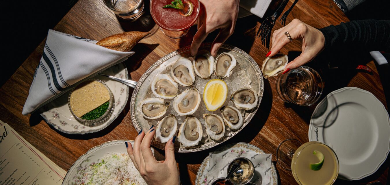 oyster dish at Scoundrel in South Carolina
