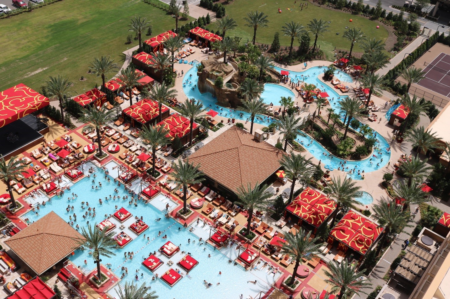 people in pool image courtesy of Lake Charles Southwest Louisiana CVB