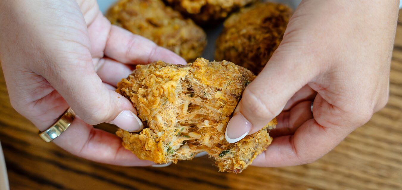 woman holding boudin image courtesy of Candy Rodriguez