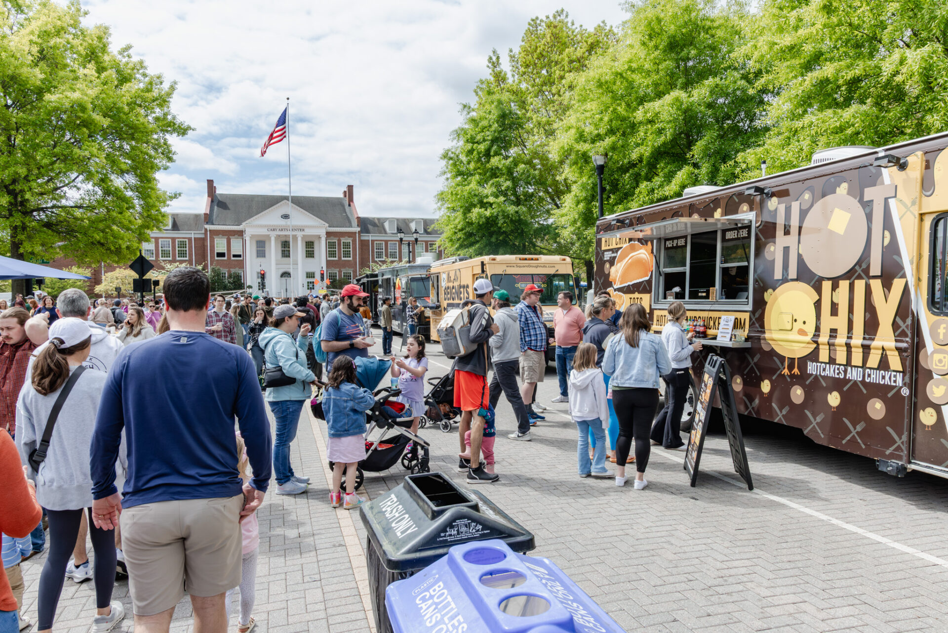 Downtown Cary Park during the Pimento Cheese Festival
