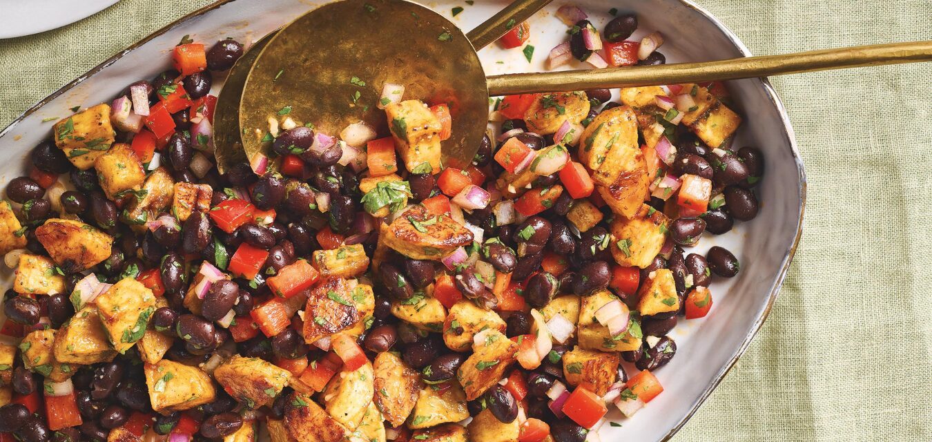 Plantain and Black Bean Salad