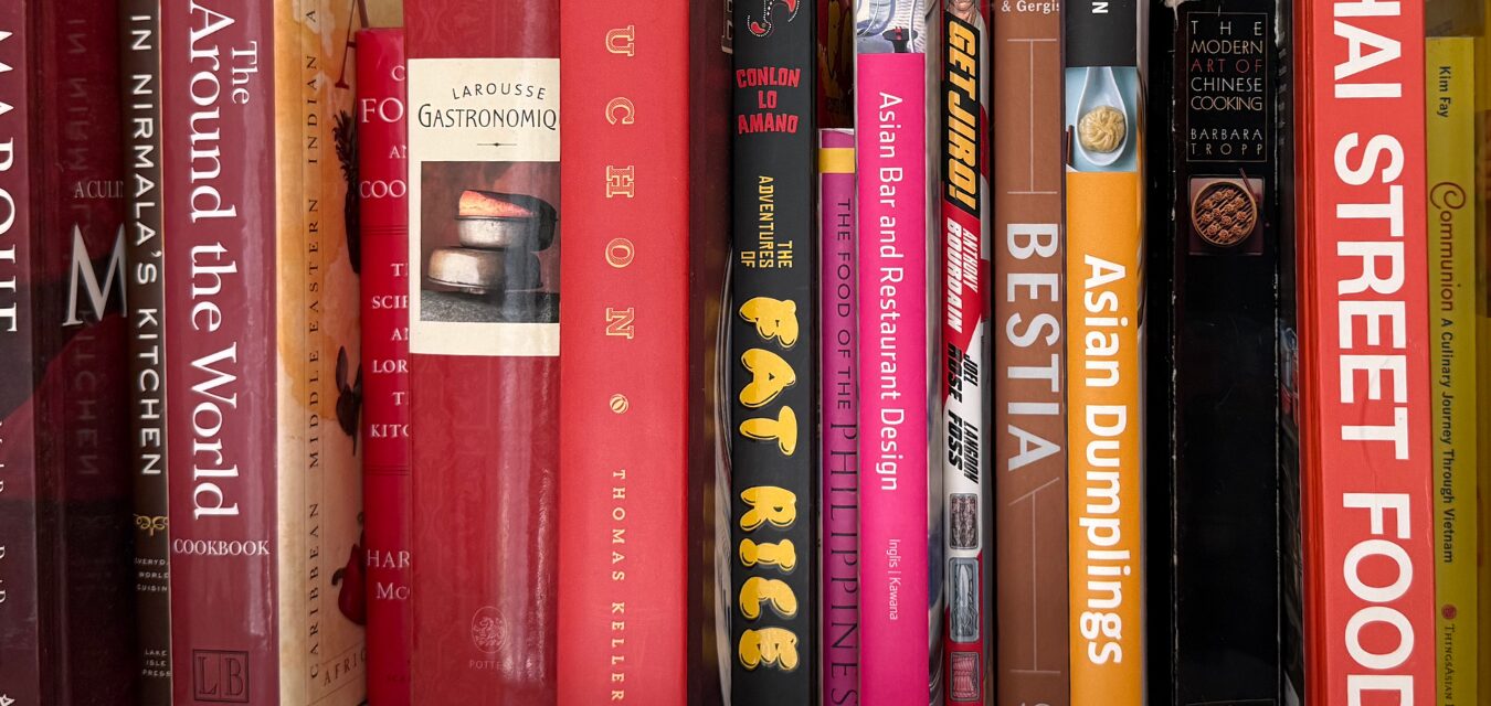 Ron Hsu bookshelf cookbook club