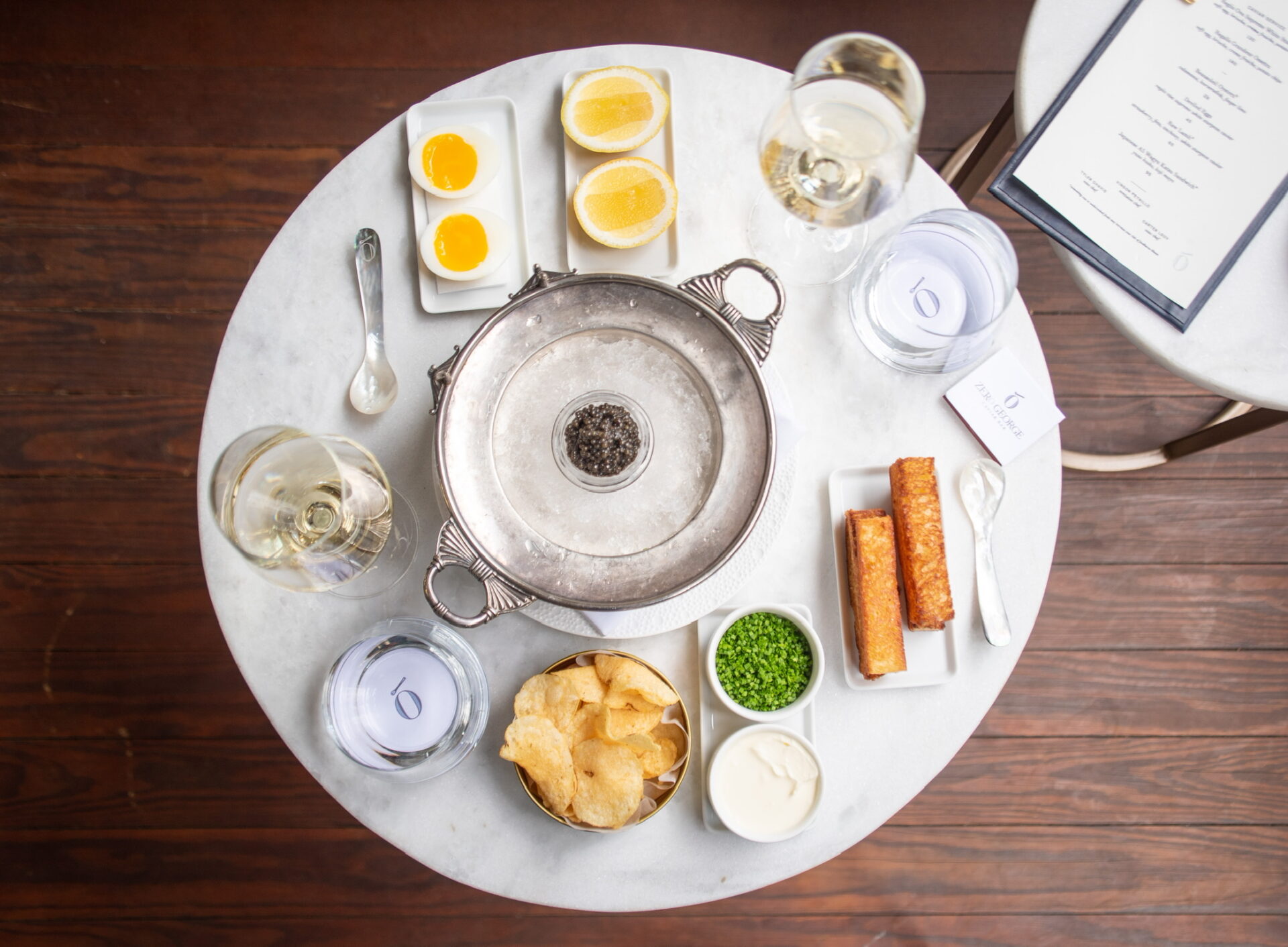 Zero George Hotel Restaurant Caviar Bar Hack Hargett
