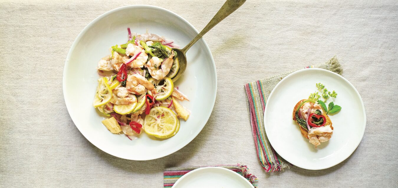 pickled gulf shrimp with coconut milk recipe Ron Hsu