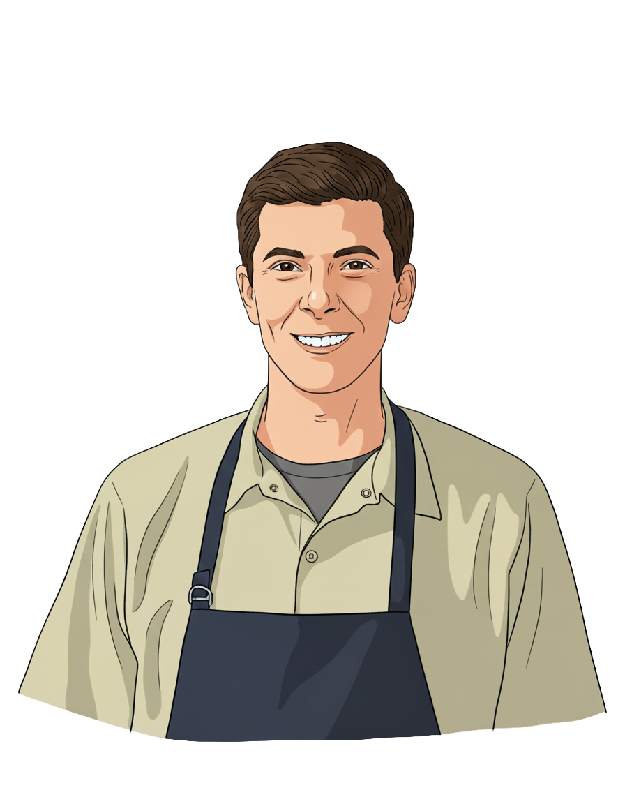 Chef Joseph Lenn Illustration Portrait