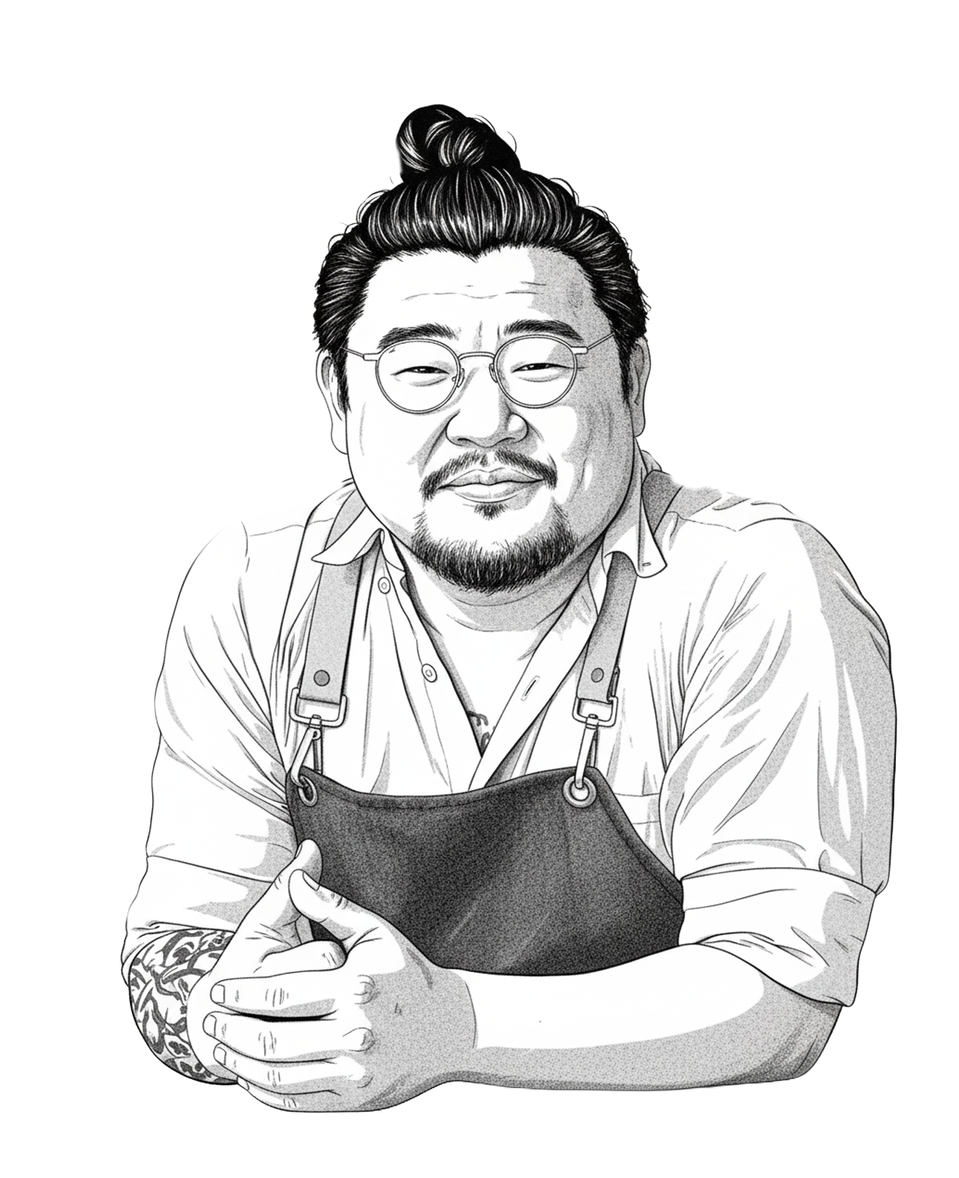 Steve Yang portrait illo