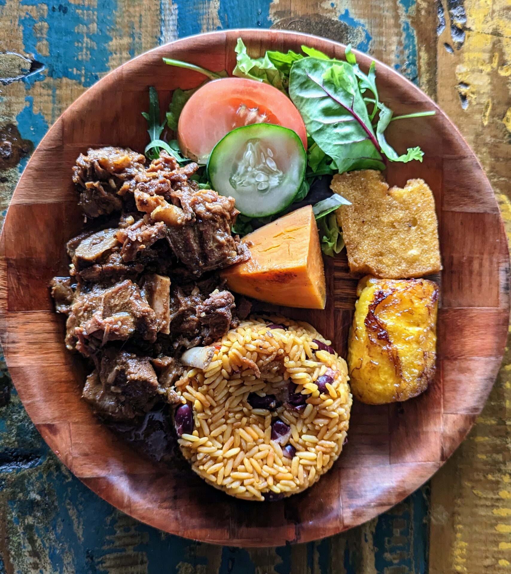 Stewed goat at Posada Para Mira