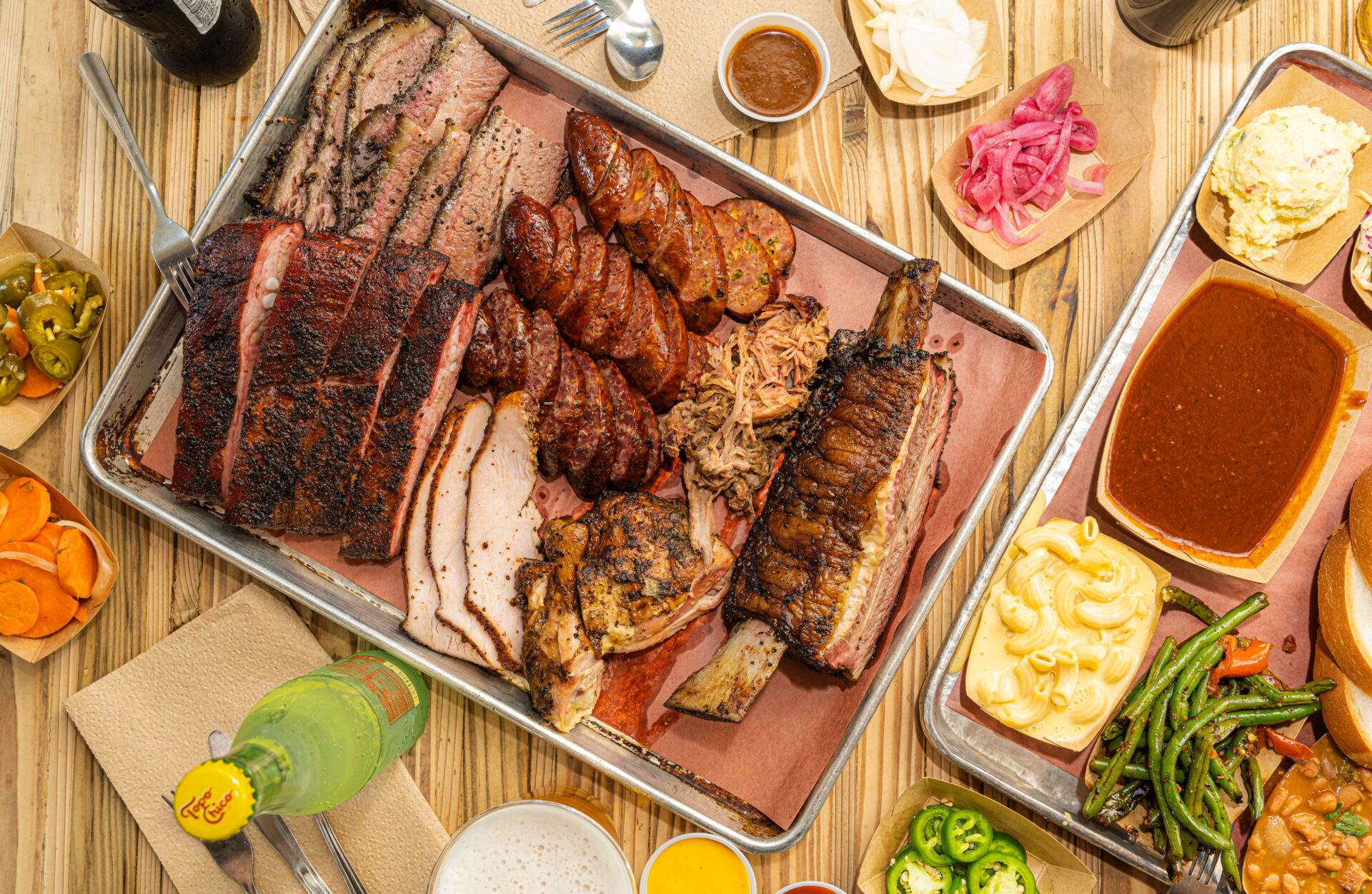 BBQ Spread from The Pit Room
