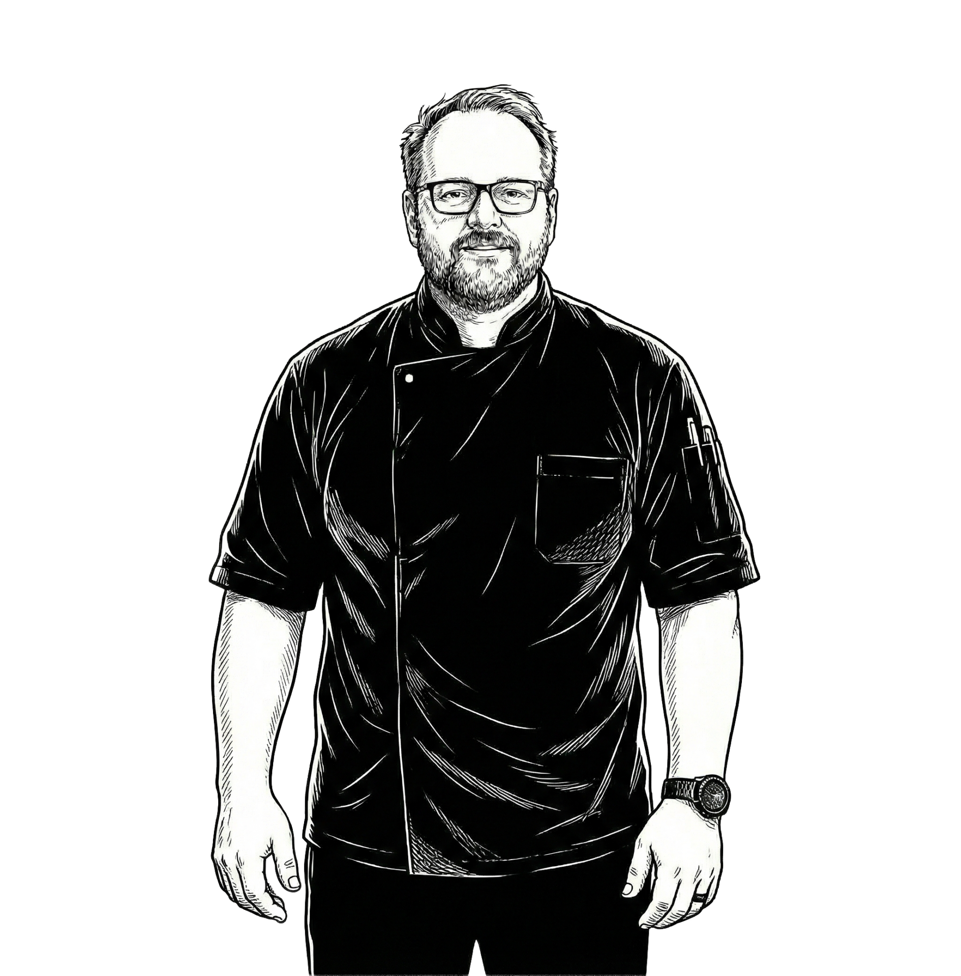 Dallas McGarity portrait illo