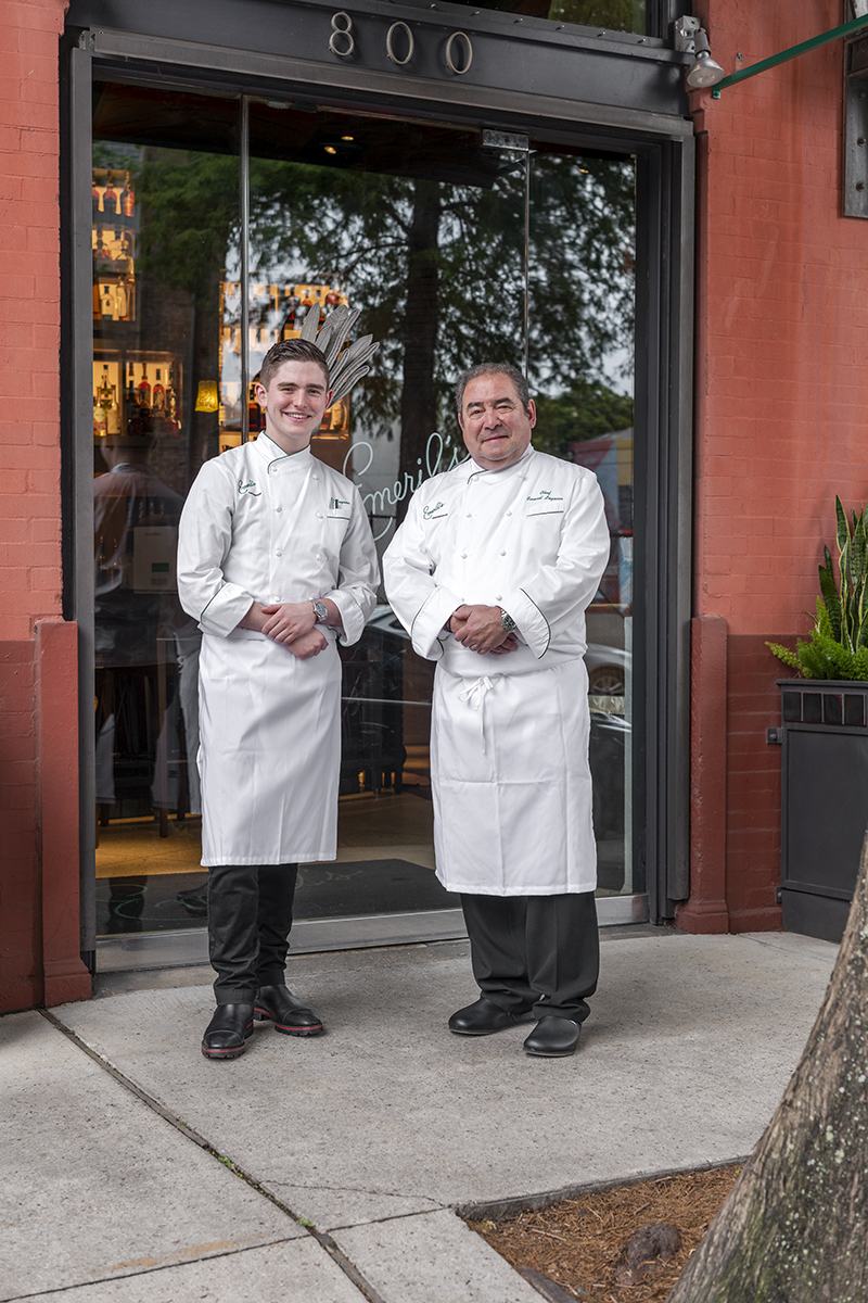 EJ and Emeril Lagasse