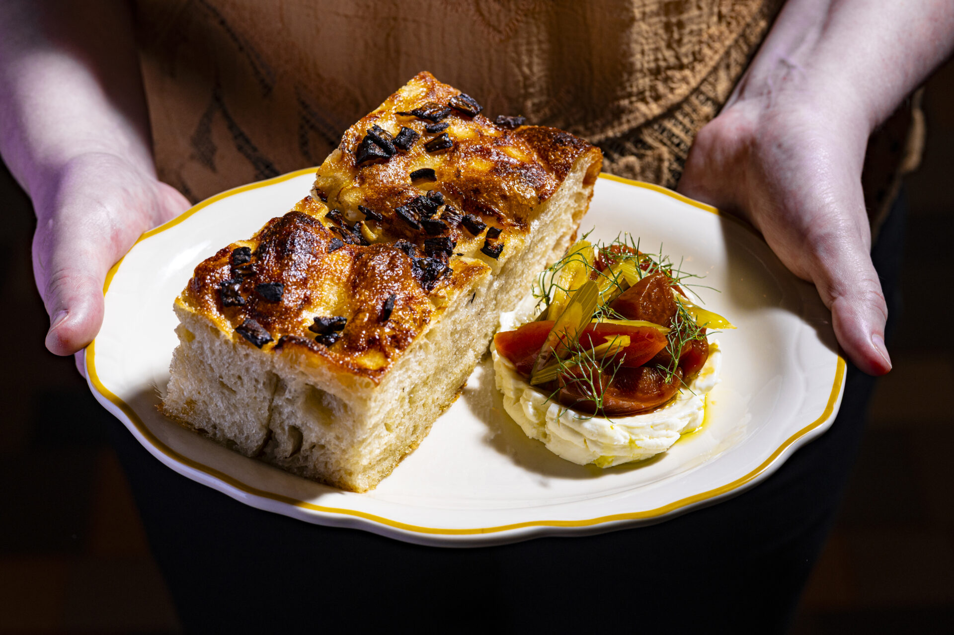 Fennel studded Focaccia Image courtesy of Scott Suchman