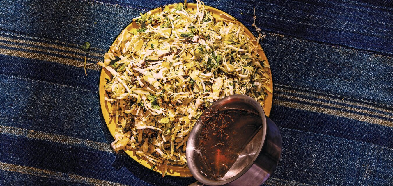 Grilled Cabbage Slaw recipe