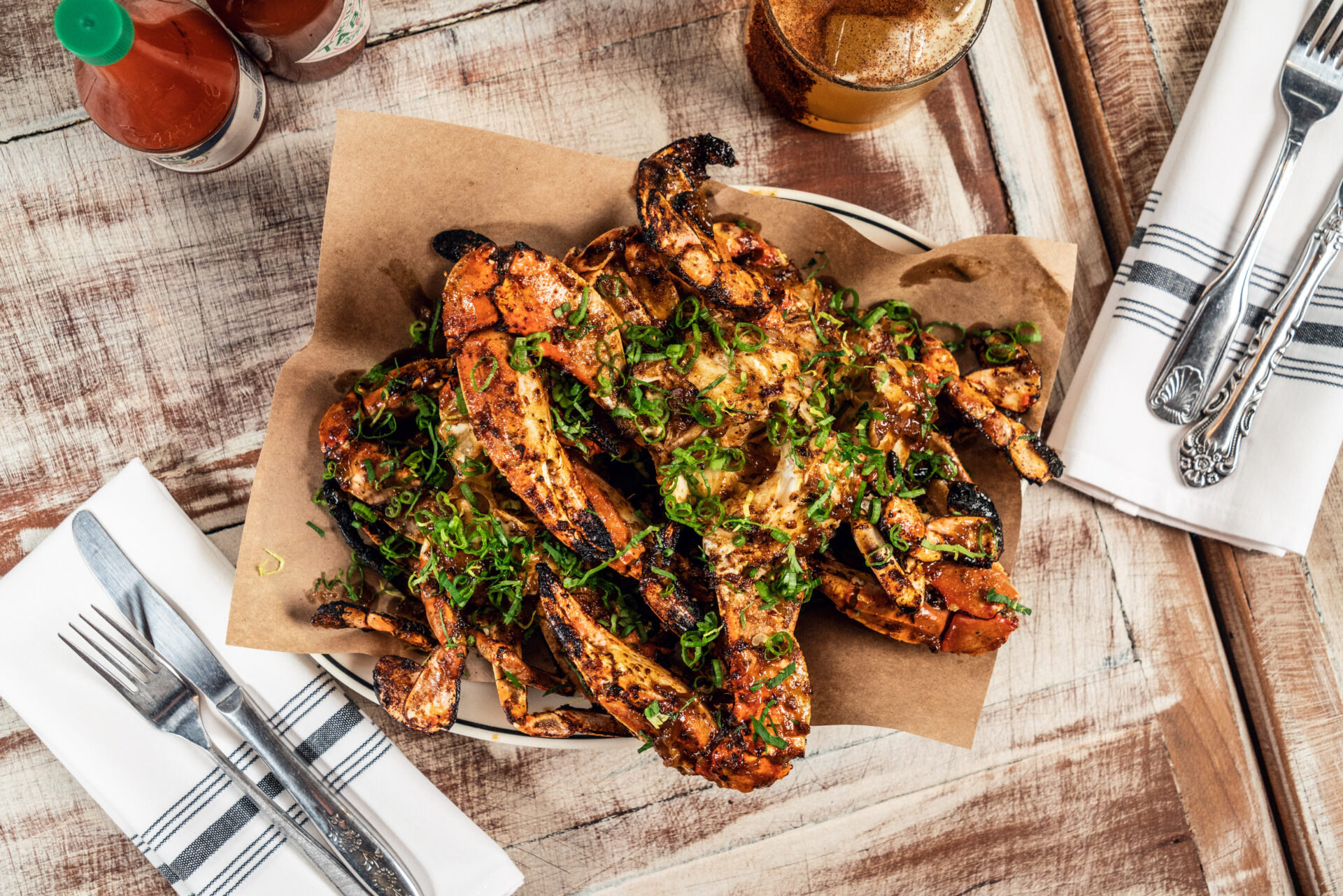 Houston BBQ Blue Crabs