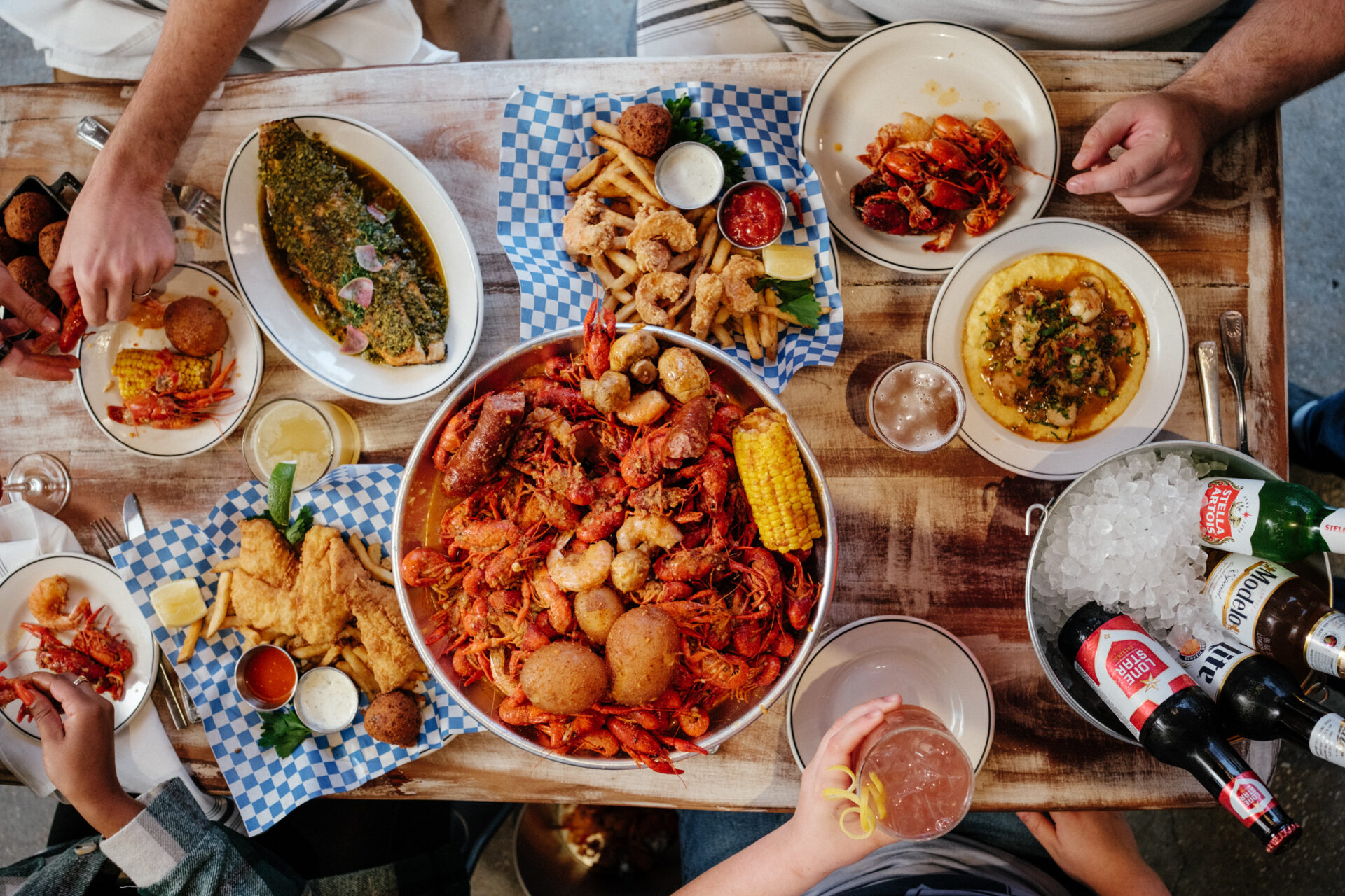 Houston Crawfish Platter Quit Nguyen